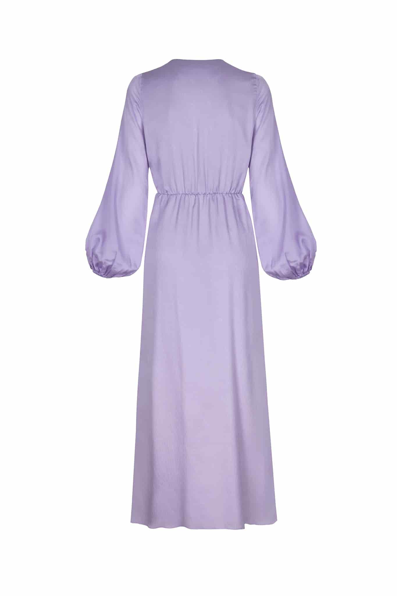 Tertulia Martellato Silk Maxi Dress / Lila - miniatura 7