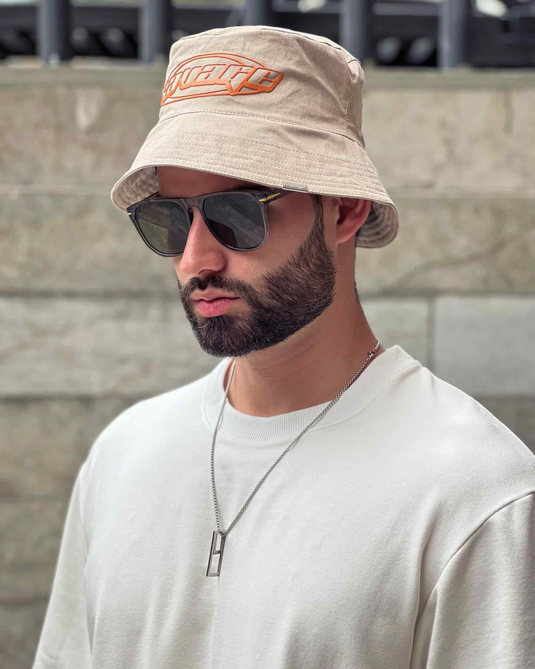Bucket hat beige/svg naranja  14265 - miniatura 2