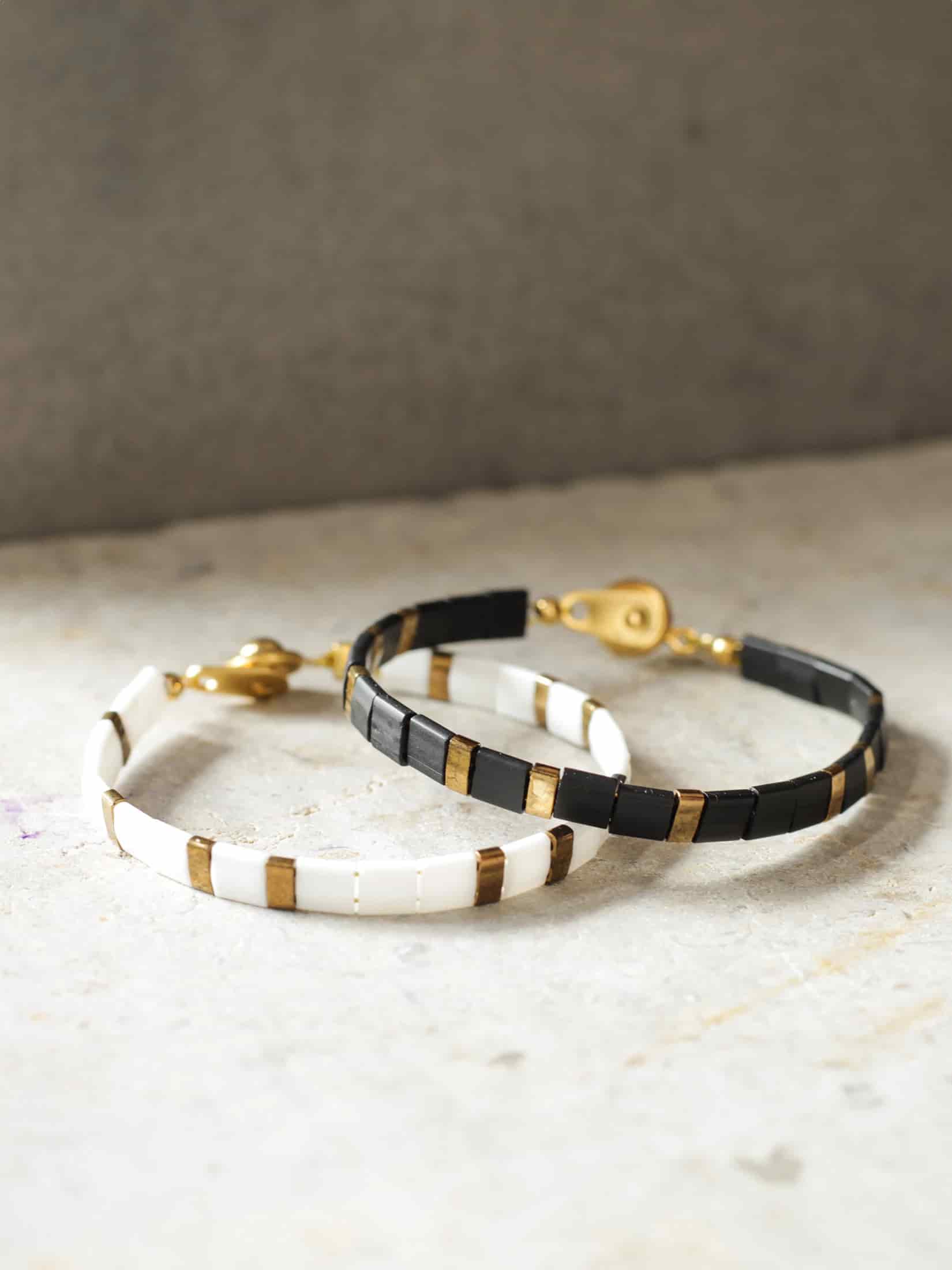 Combo Brazaletes Pareja Miyuki Tila 5mm - miniatura 2