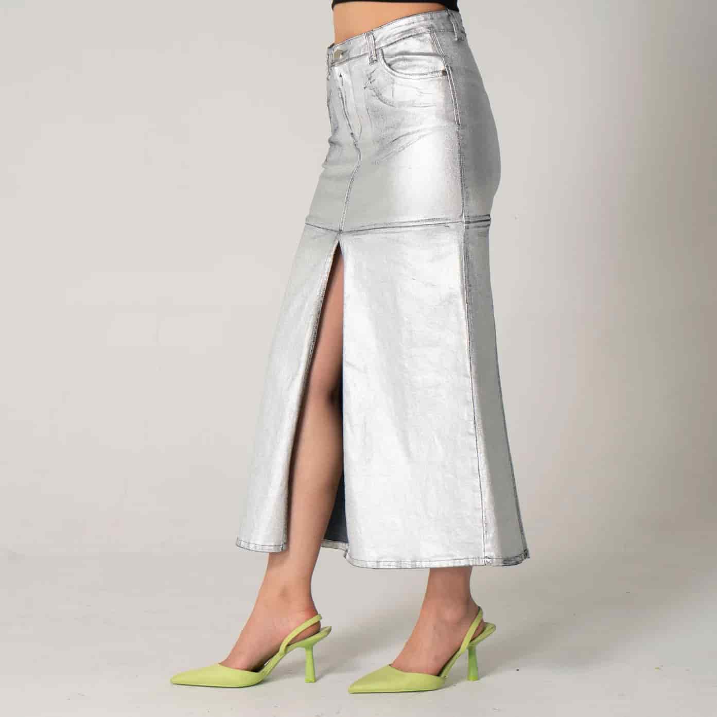 Falda Larga Denim Shn - miniatura 3