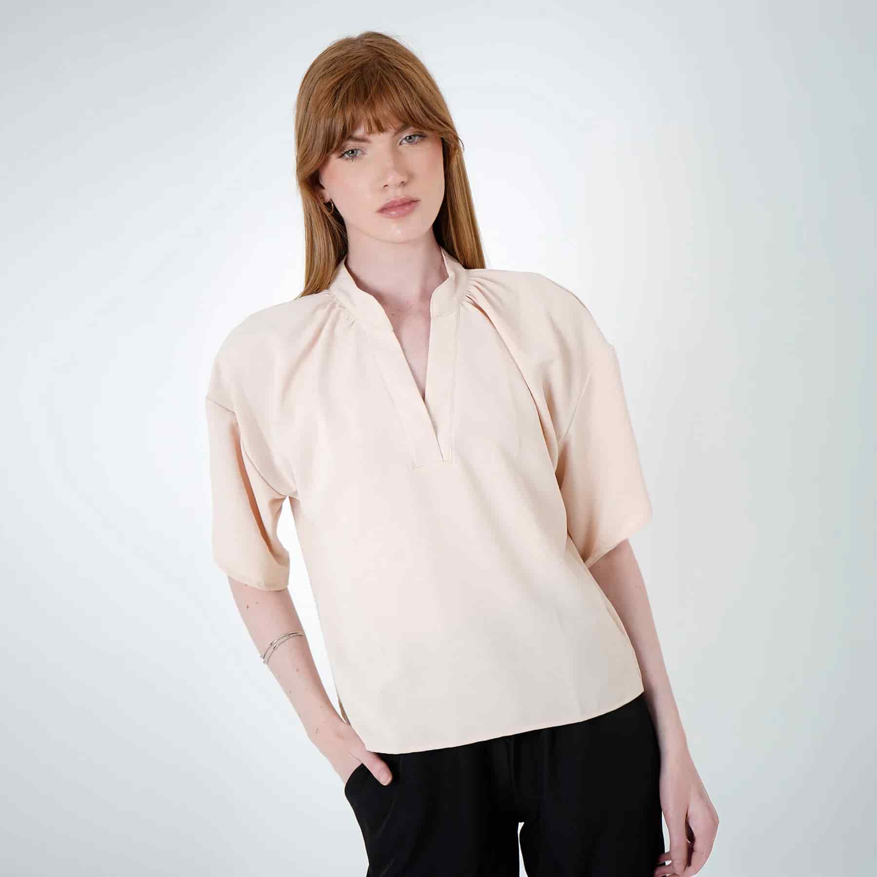 Blusa Cuello Neru Manga Corta - miniatura 22