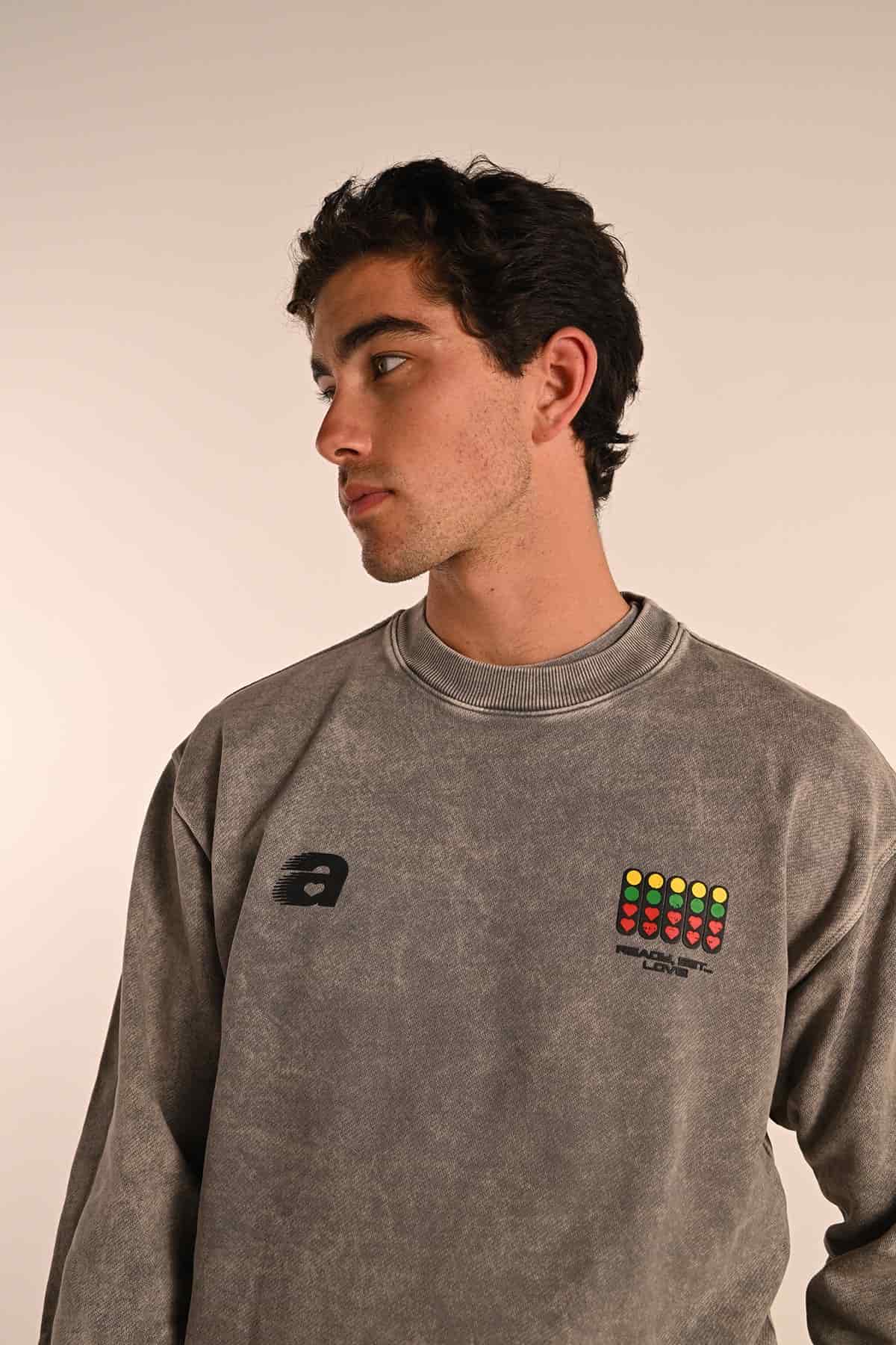 CIRCUIT ACID WASH CREWNECK - miniatura 4
