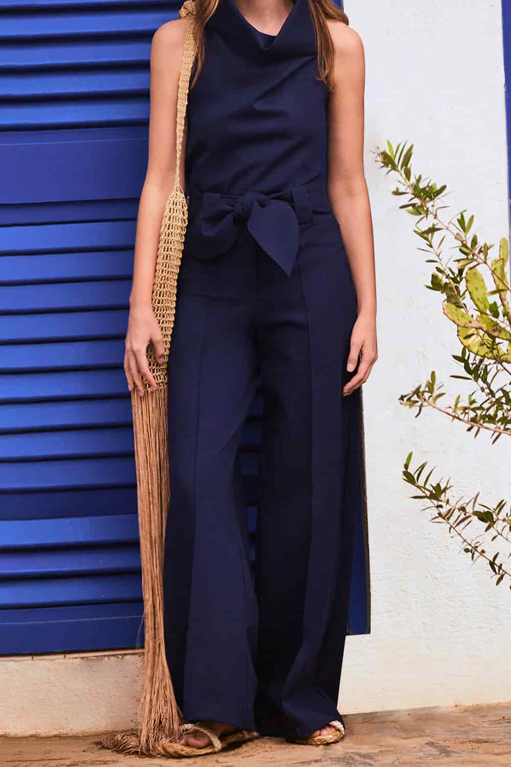 Pantalón New Paulette Azul navy - miniatura 1