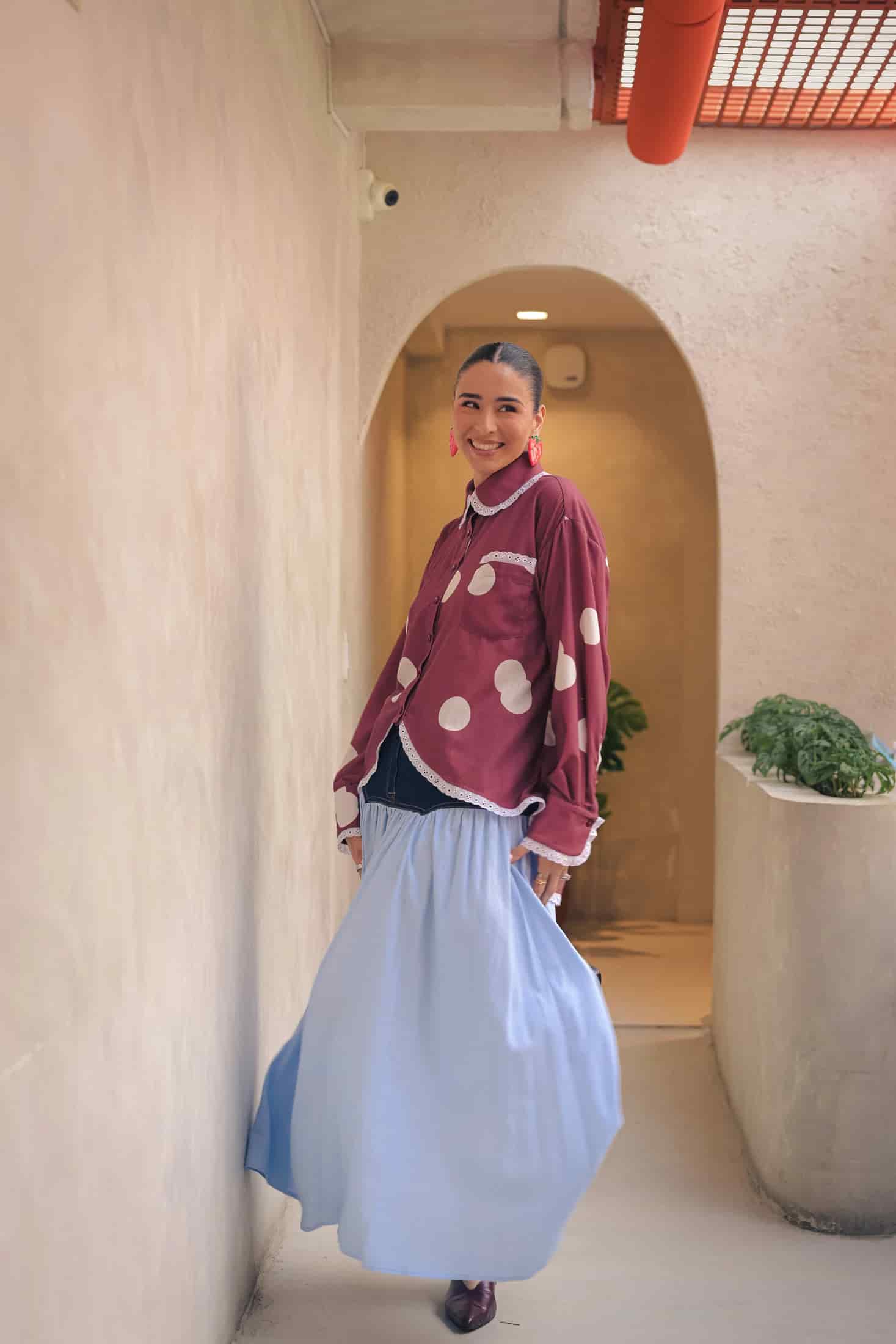 SAND DENIM SKIRT - miniatura 2