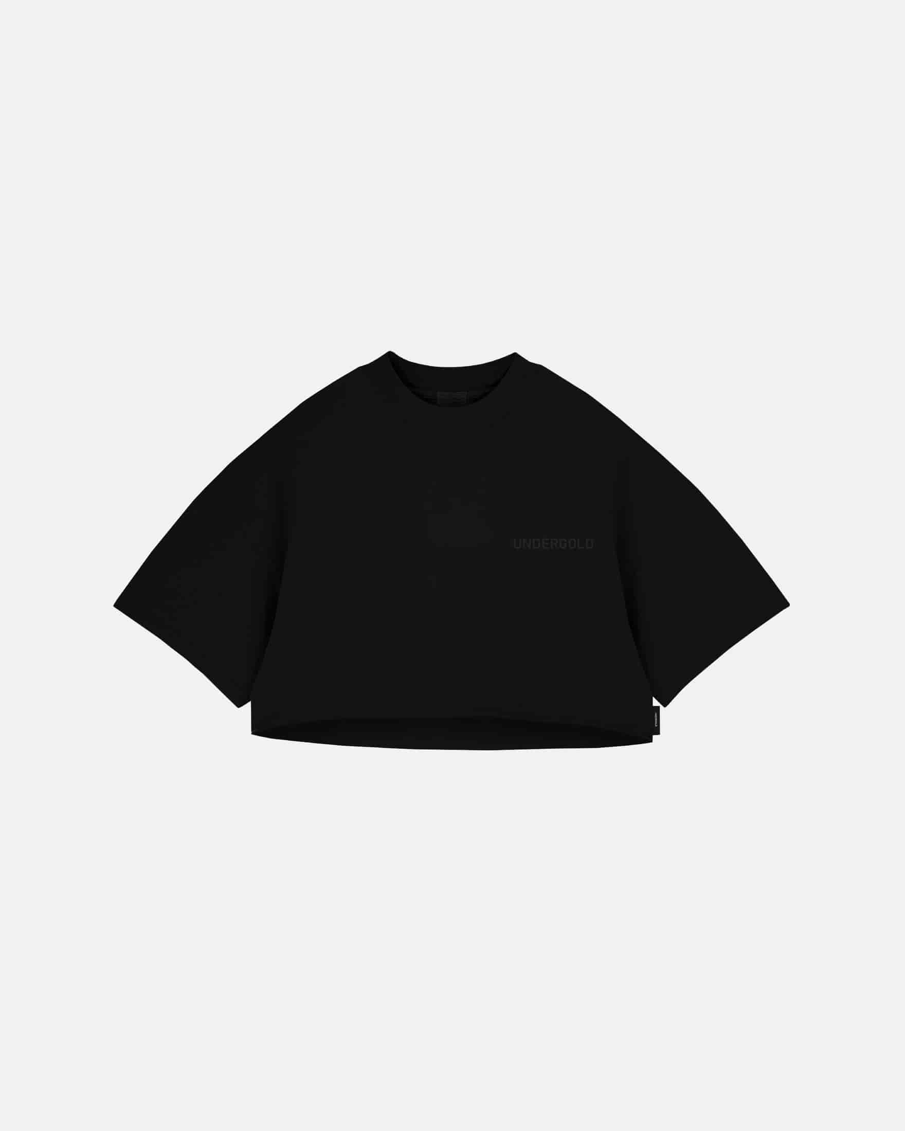 Line Logo Crop Top Black - miniatura 3