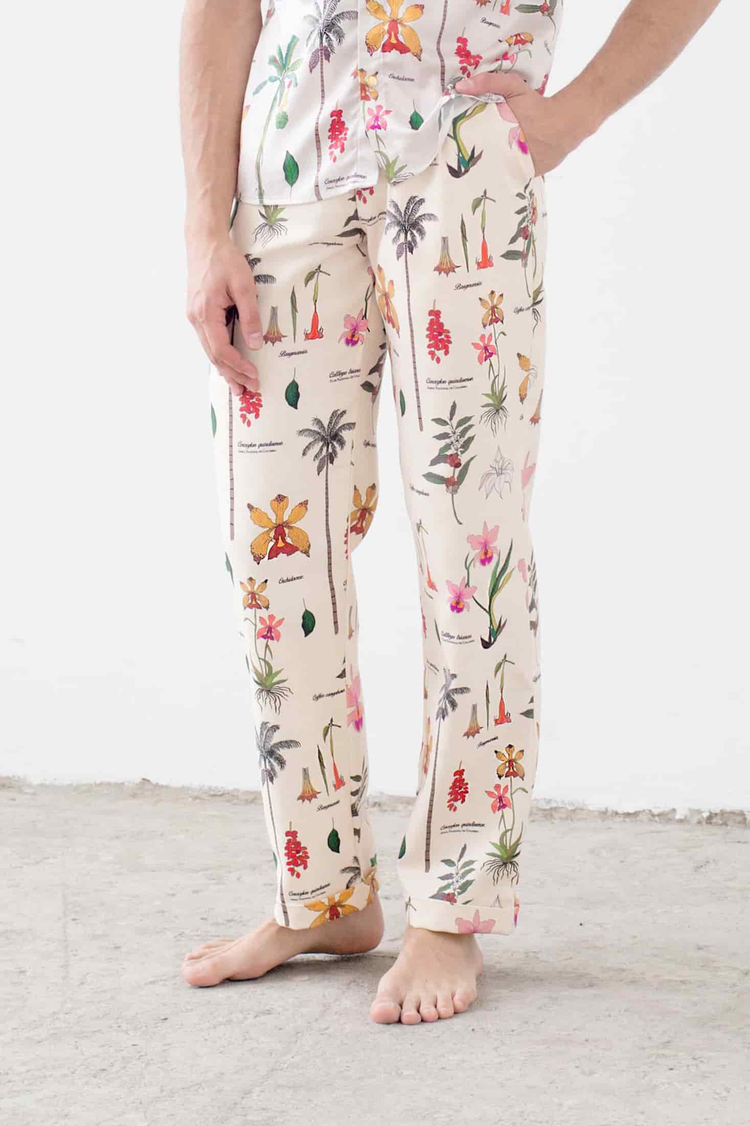 Pantalón Expedición Botánica Crema (unisex) - miniatura 1