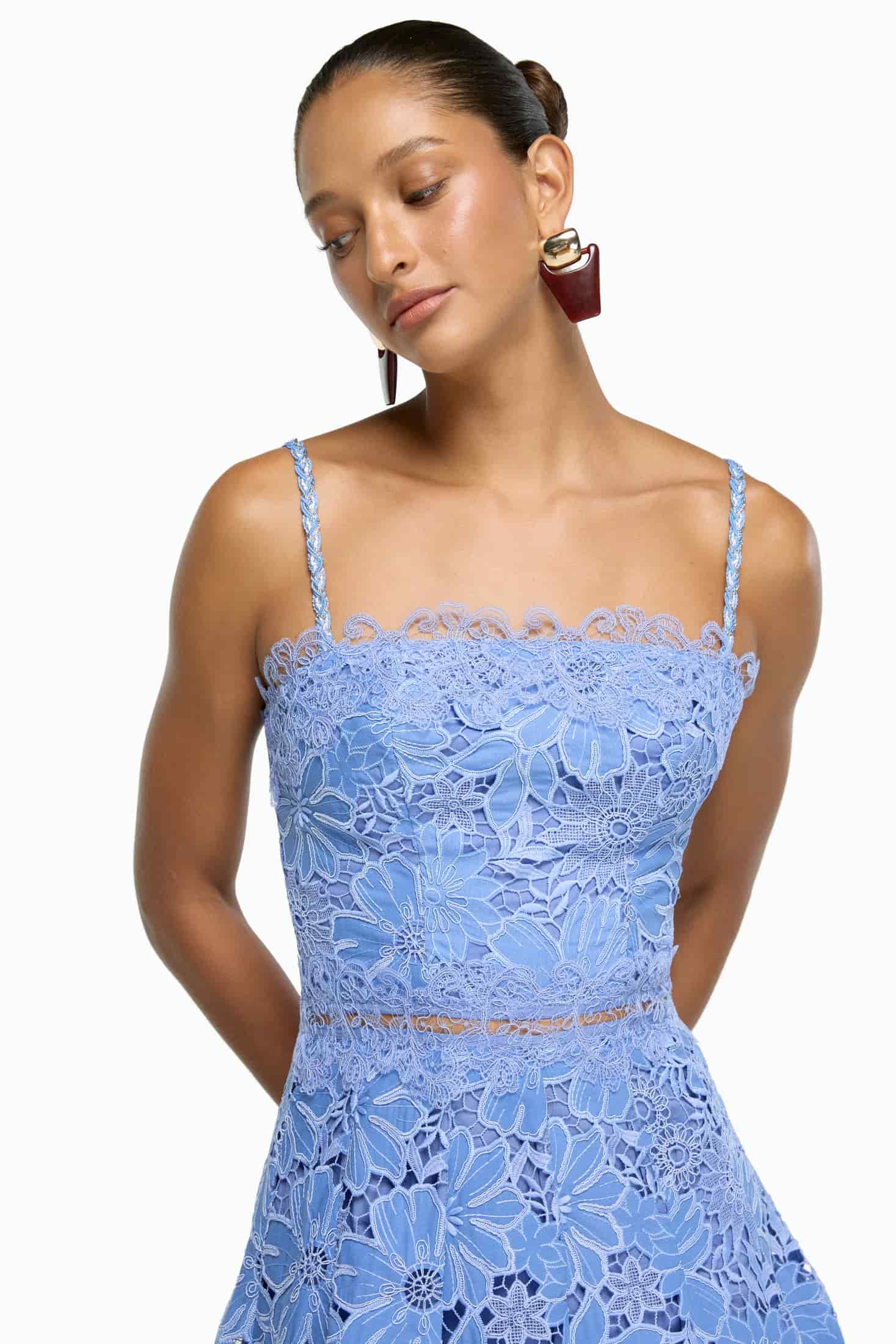 ALICE MINI DRESS BLUE - miniatura 4
