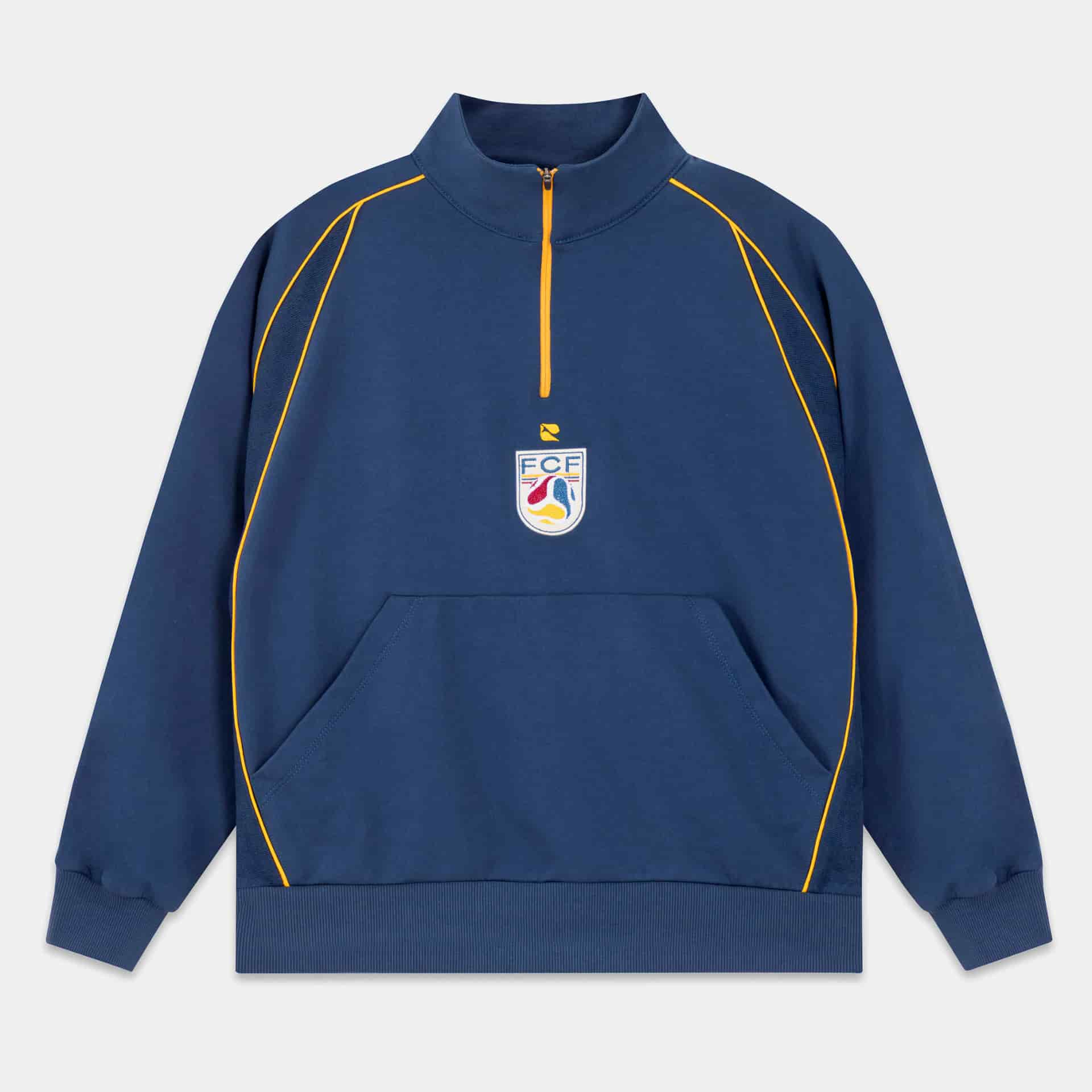 Warm Up Half Zip Azul - miniatura 1