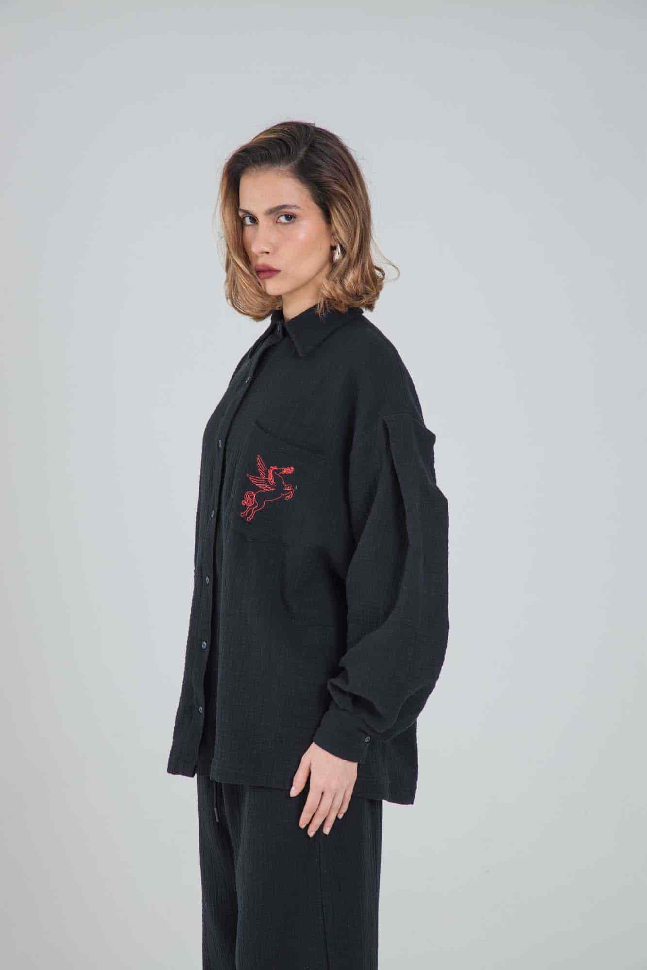 PEGASUS BLACK SHIRT - miniatura 2
