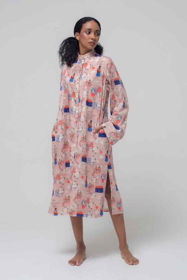 Blusón Unisex / Estampado Mantecada de Naranja - miniatura 1