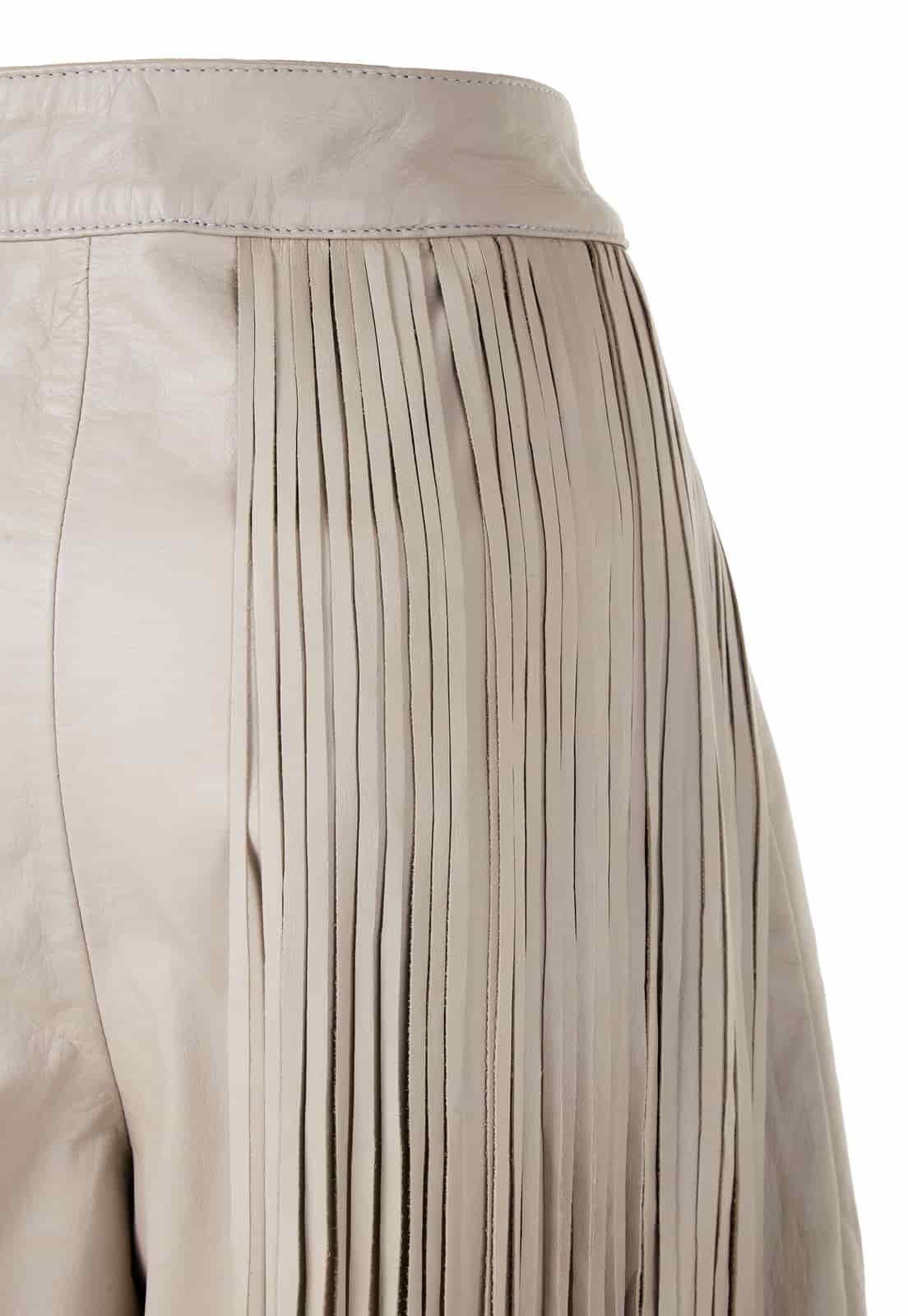 BAGGY LEATHER FRINGE TROUSERS - miniatura 5