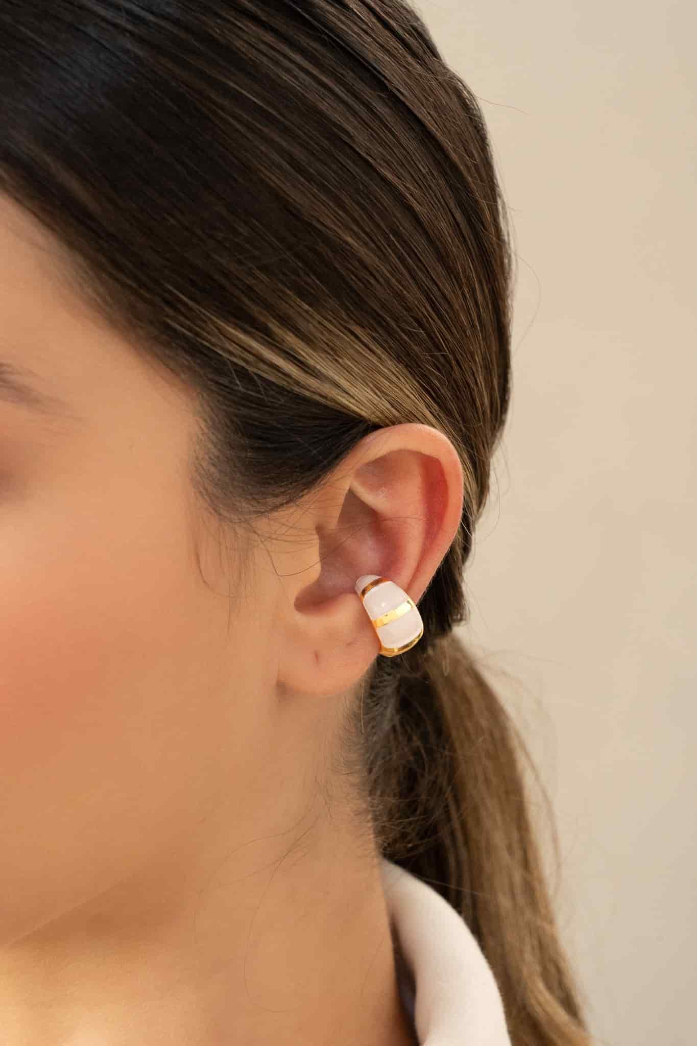 Earcuff Rayas Gold - miniatura 4