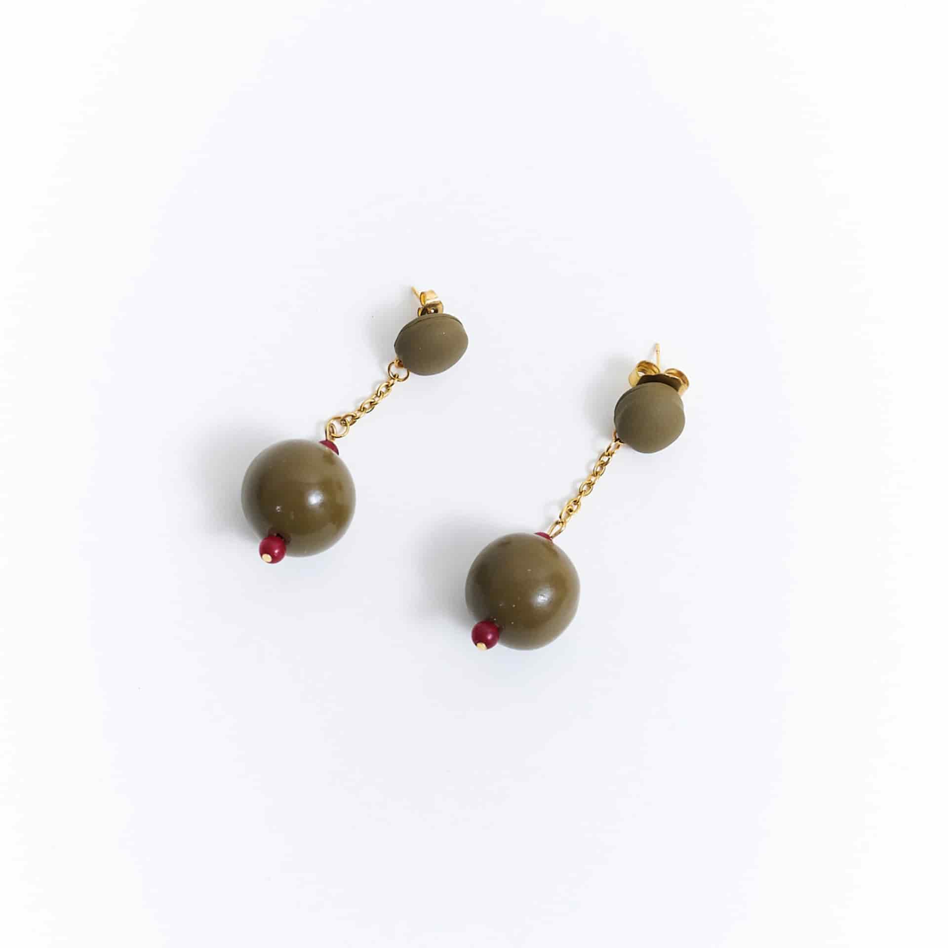Aretes Dry Martini Aceituna - miniatura 2