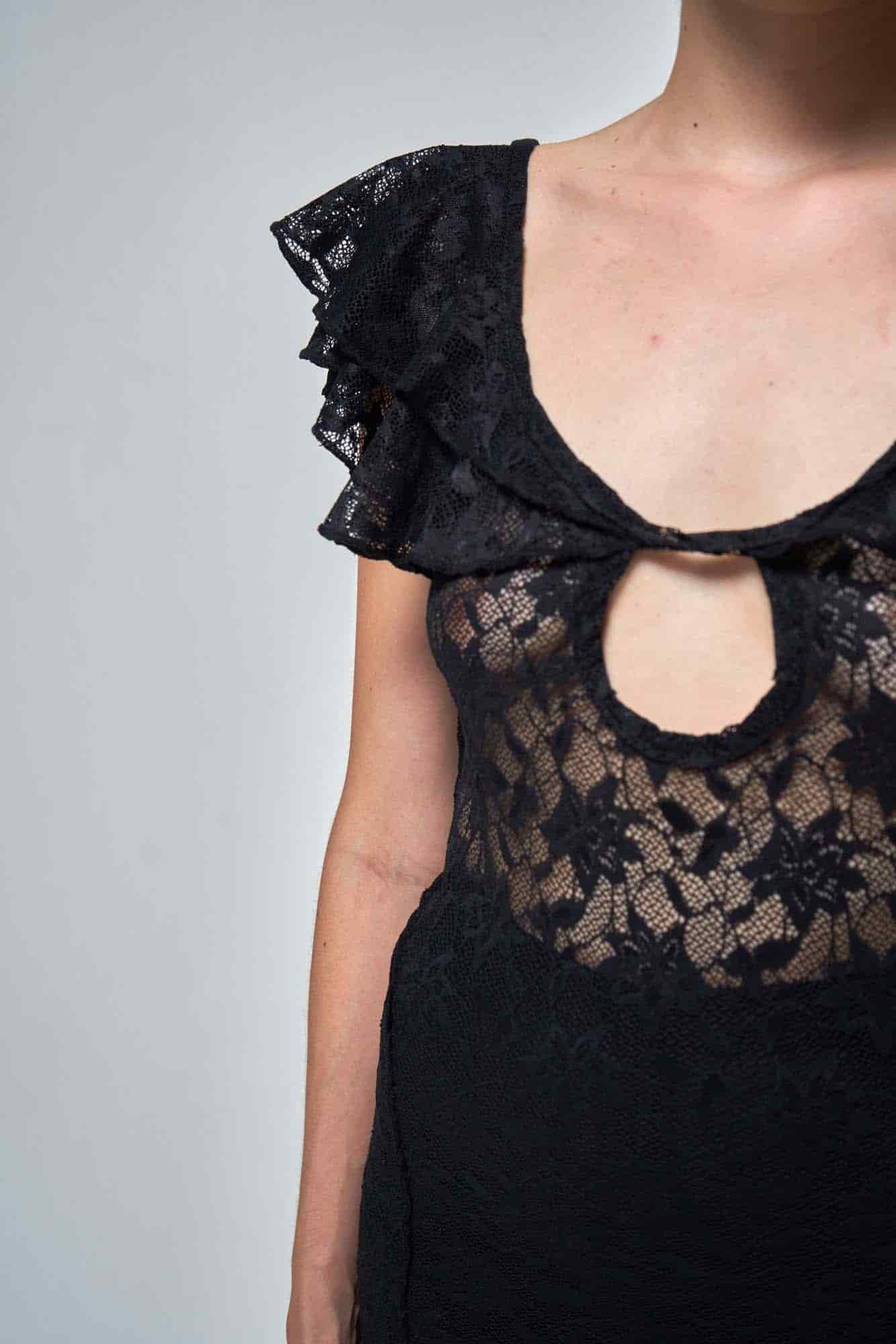 MIZU BLACK DRESS - miniatura 12