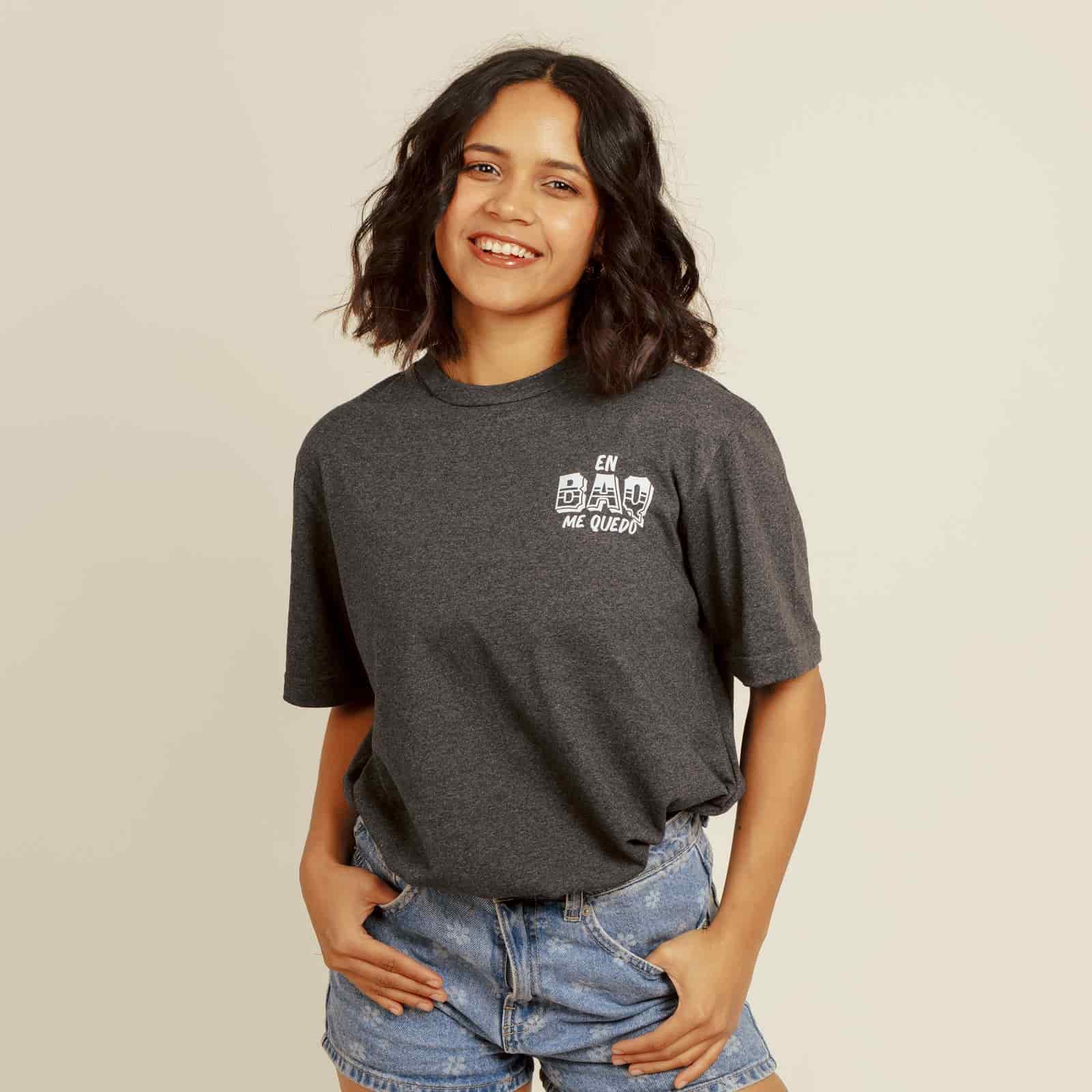 Camiseta Unisex Carnaval Gris PET006 - miniatura 4
