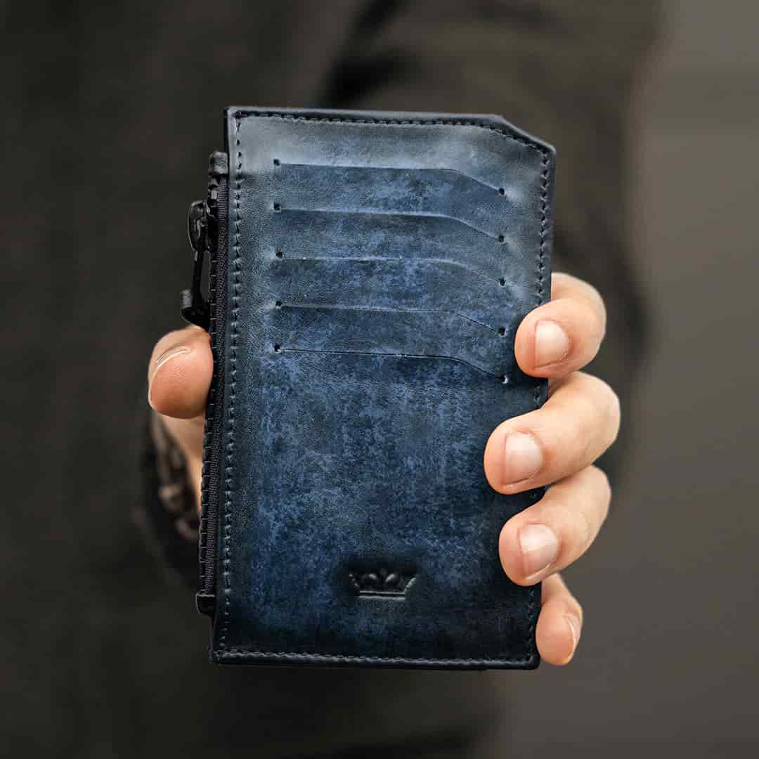 Billetera Azul - Negro Patina - miniatura 5