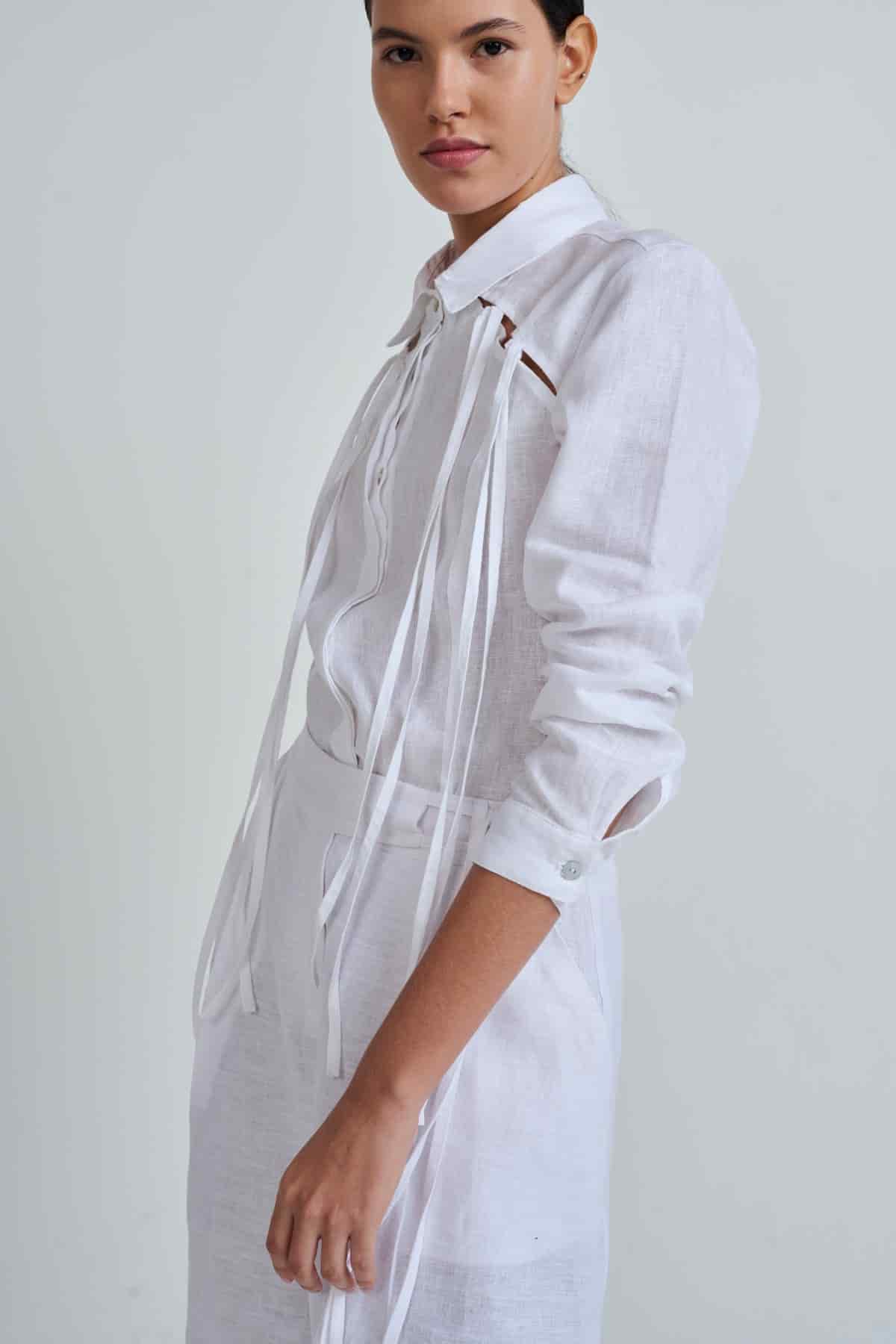 GABY SHIRT WHITE - miniatura 8