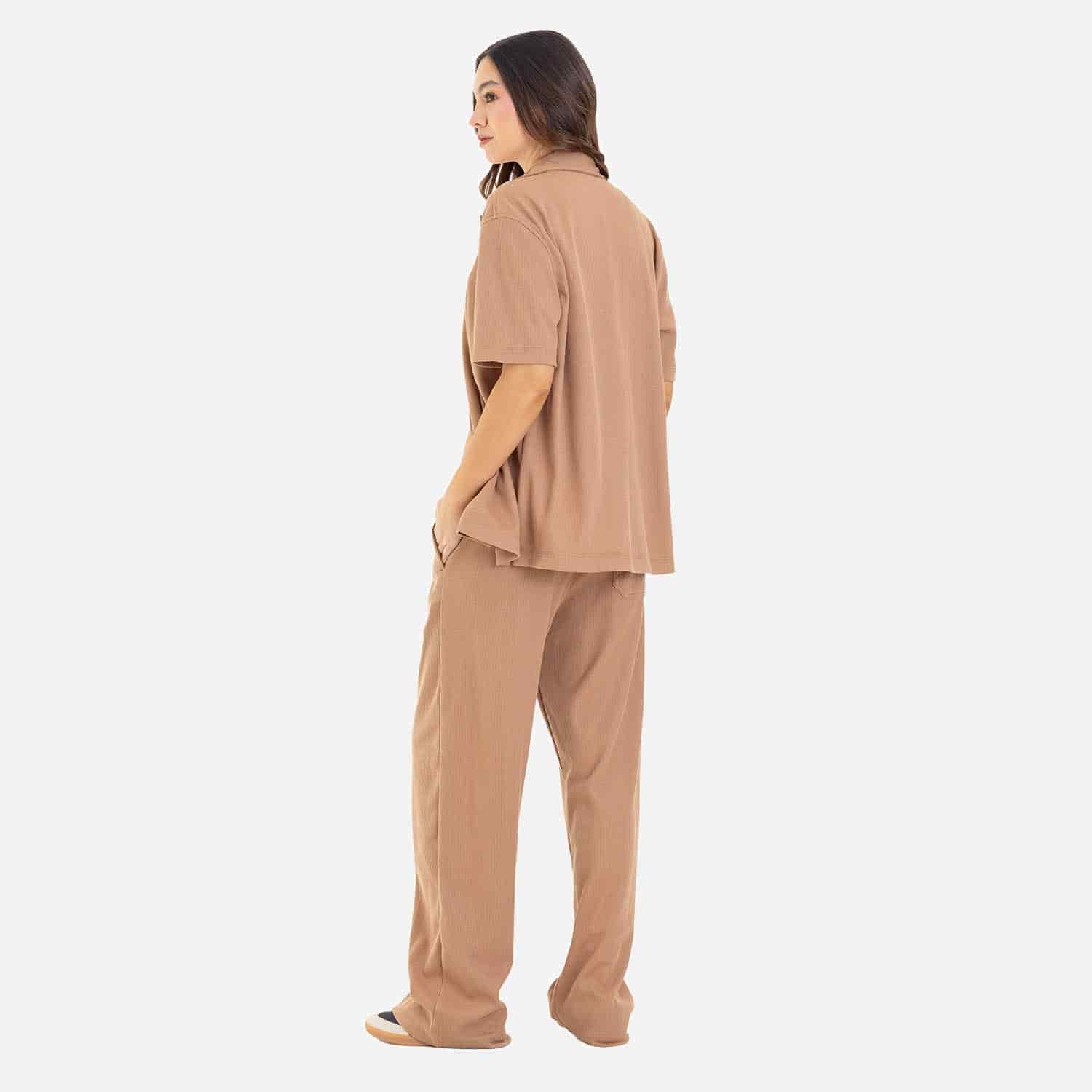 Relaxed Short Sleeve Shirt Mocca - miniatura 14