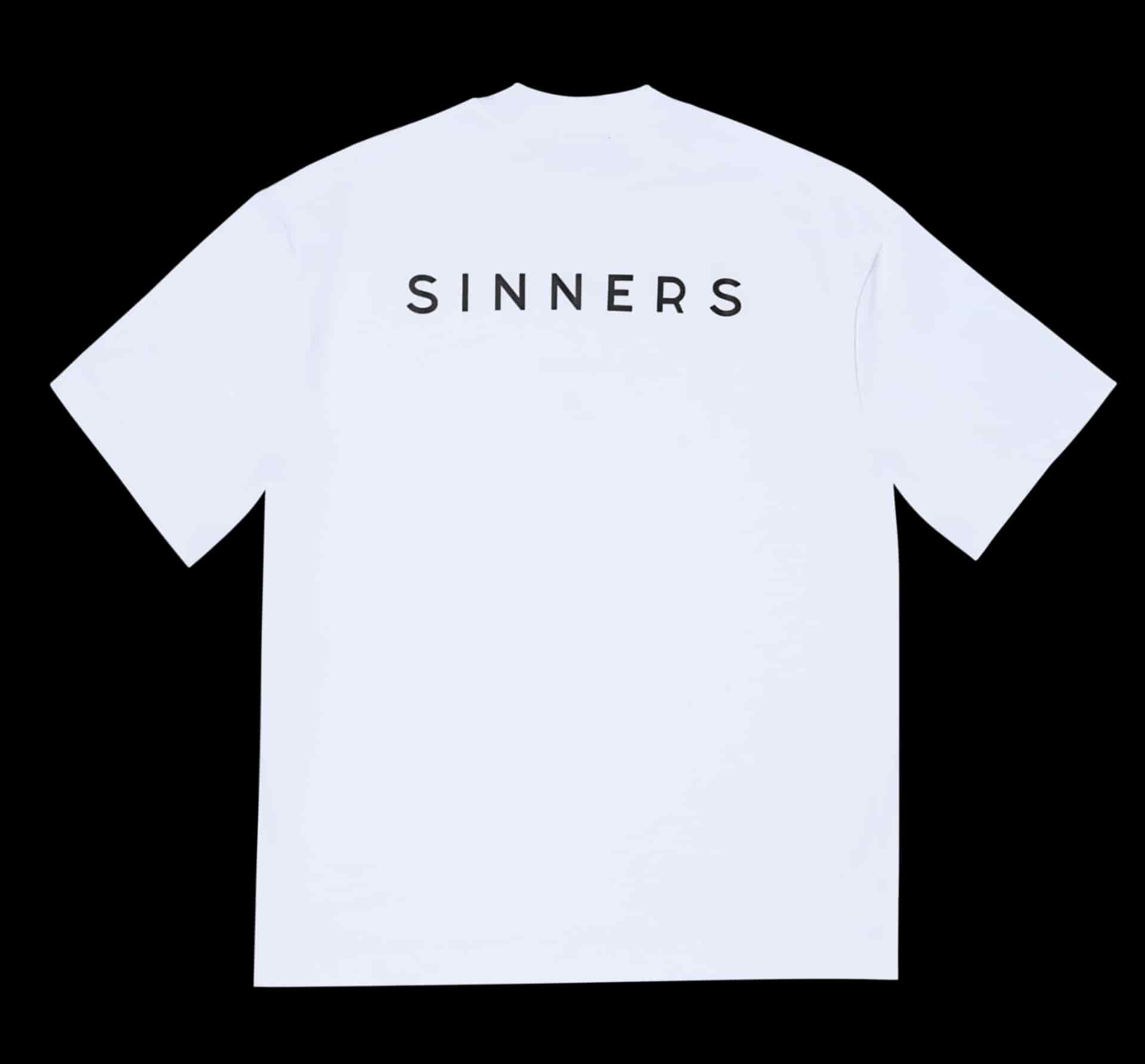 SINNERS LOGO WHITE T-SHIRT - miniatura 14