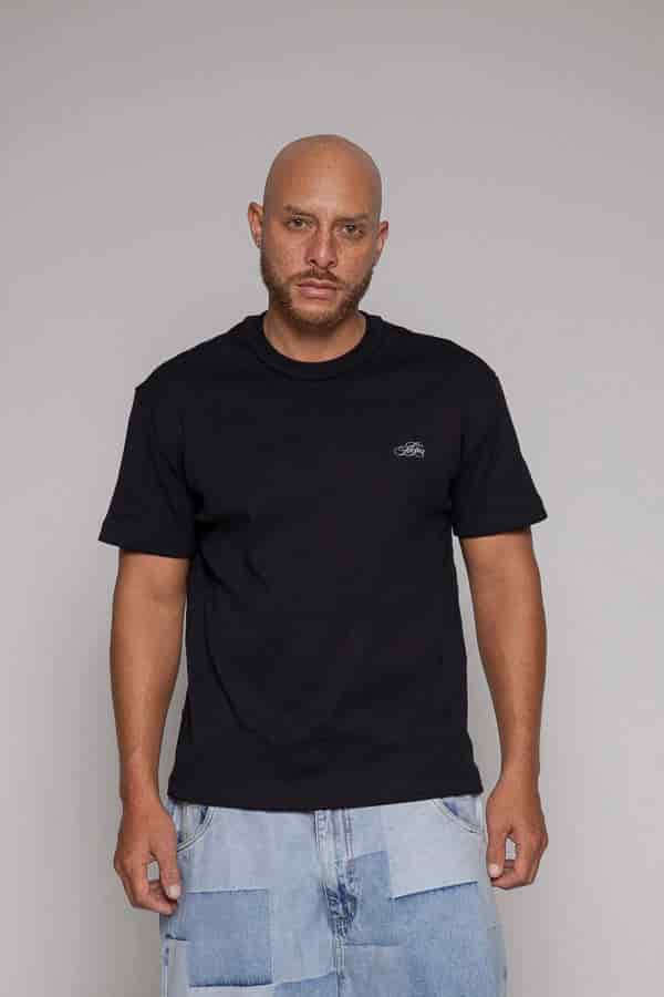 Camiseta Remainder Rib-Negra - miniatura 3