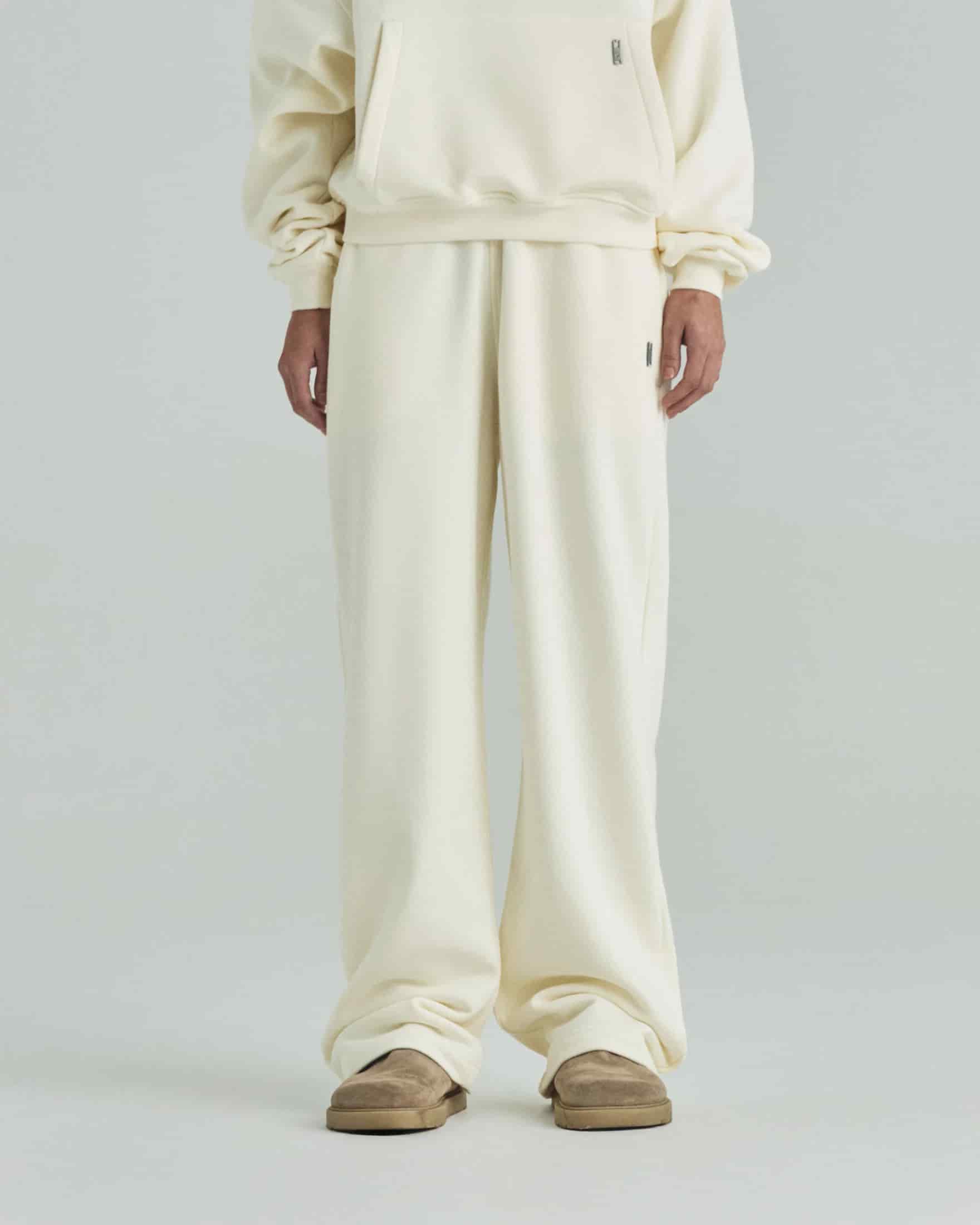Blanks Barrel Straight Pants Cream - miniatura 16