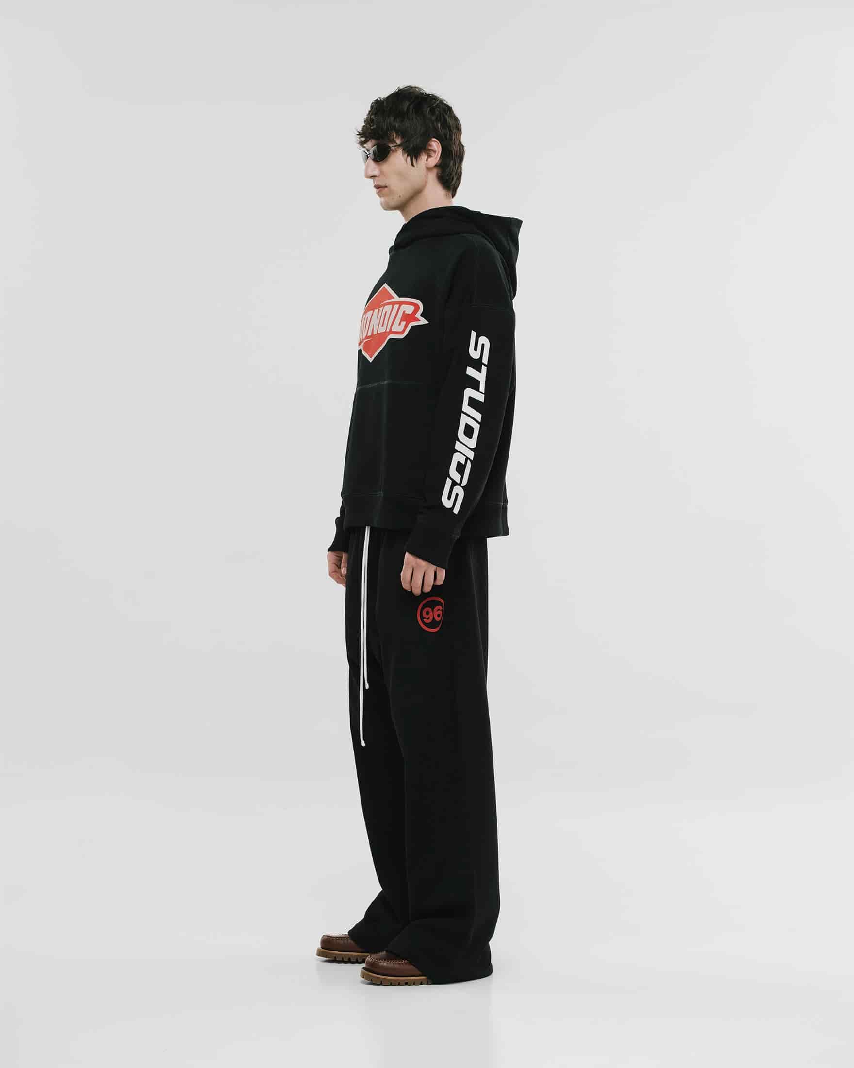 Hoodie Oversized Oil - Negro Oscuro - miniatura 7