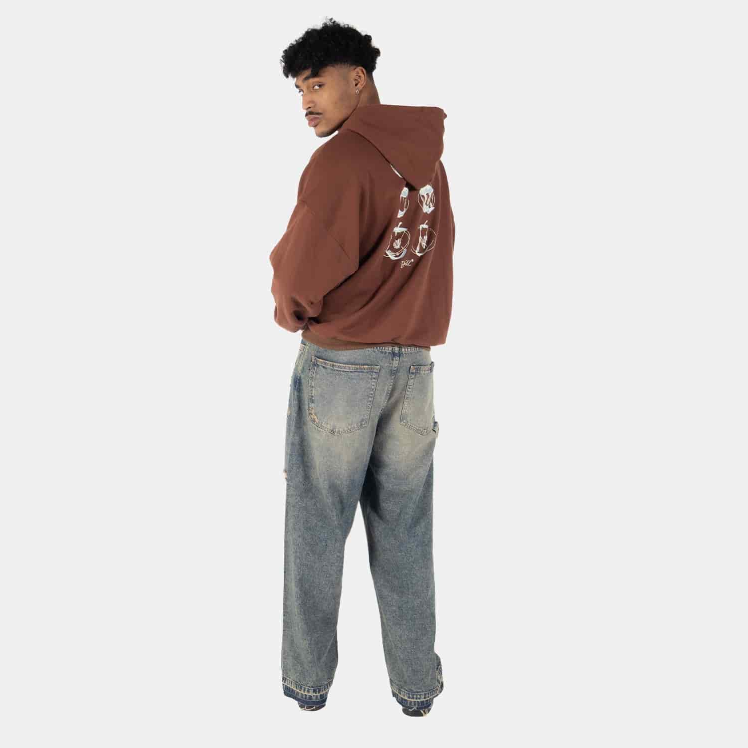 The Big Apple Hoodie Mocca - miniatura 5
