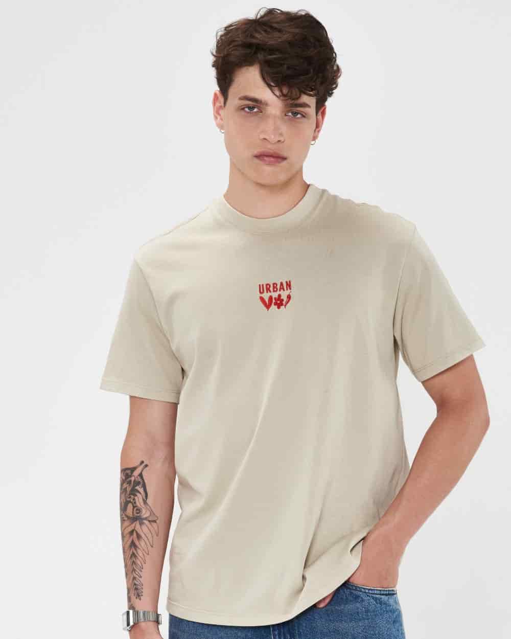 CLOVER TEE BEIGE - miniatura 1