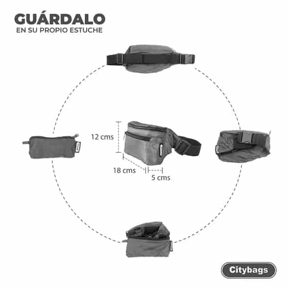 Canguro Plegable ULTRA Plegable Estampado Azulejos - miniatura 5