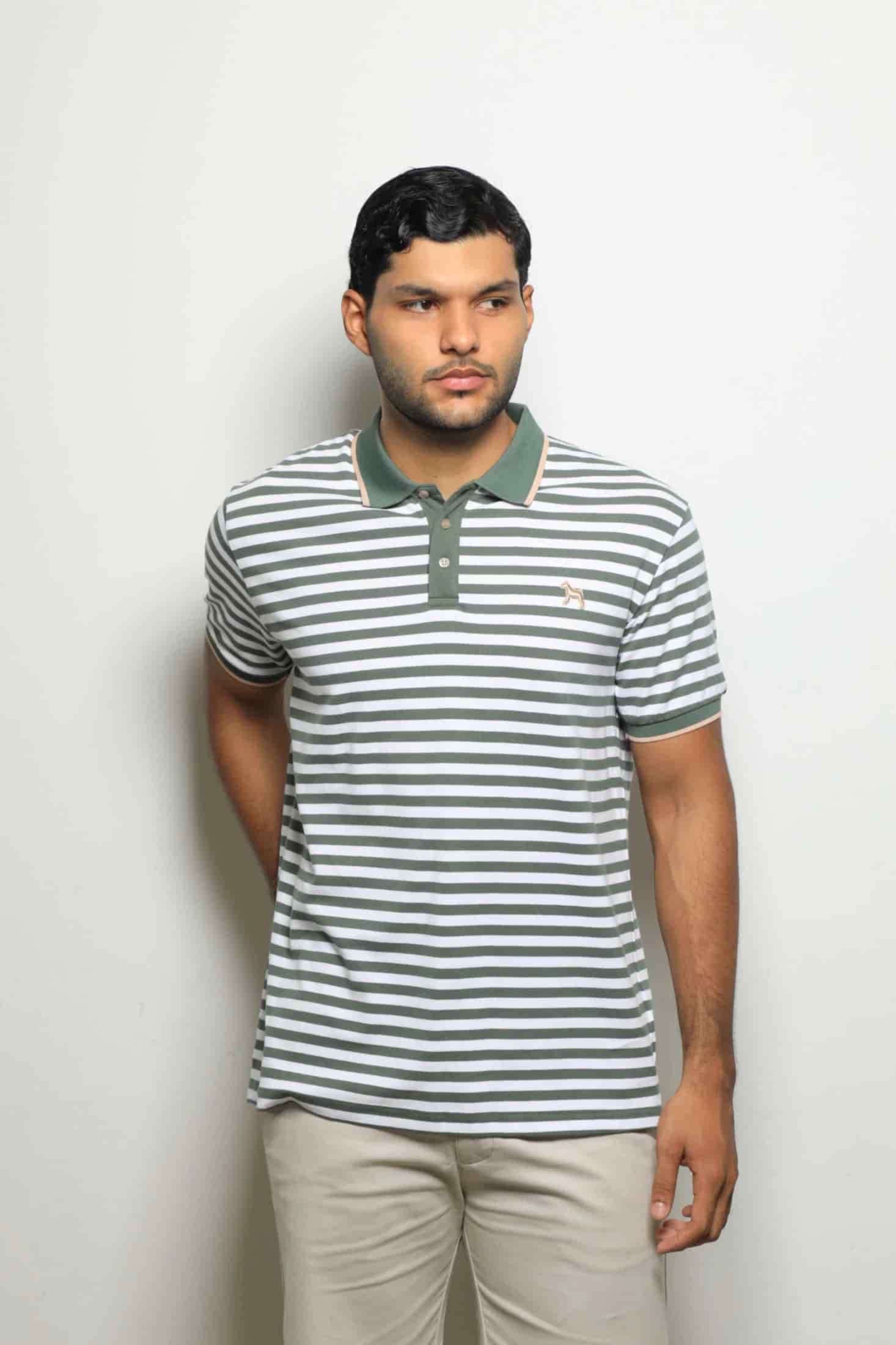 Polo Fashion Rayas Verde - miniatura 4