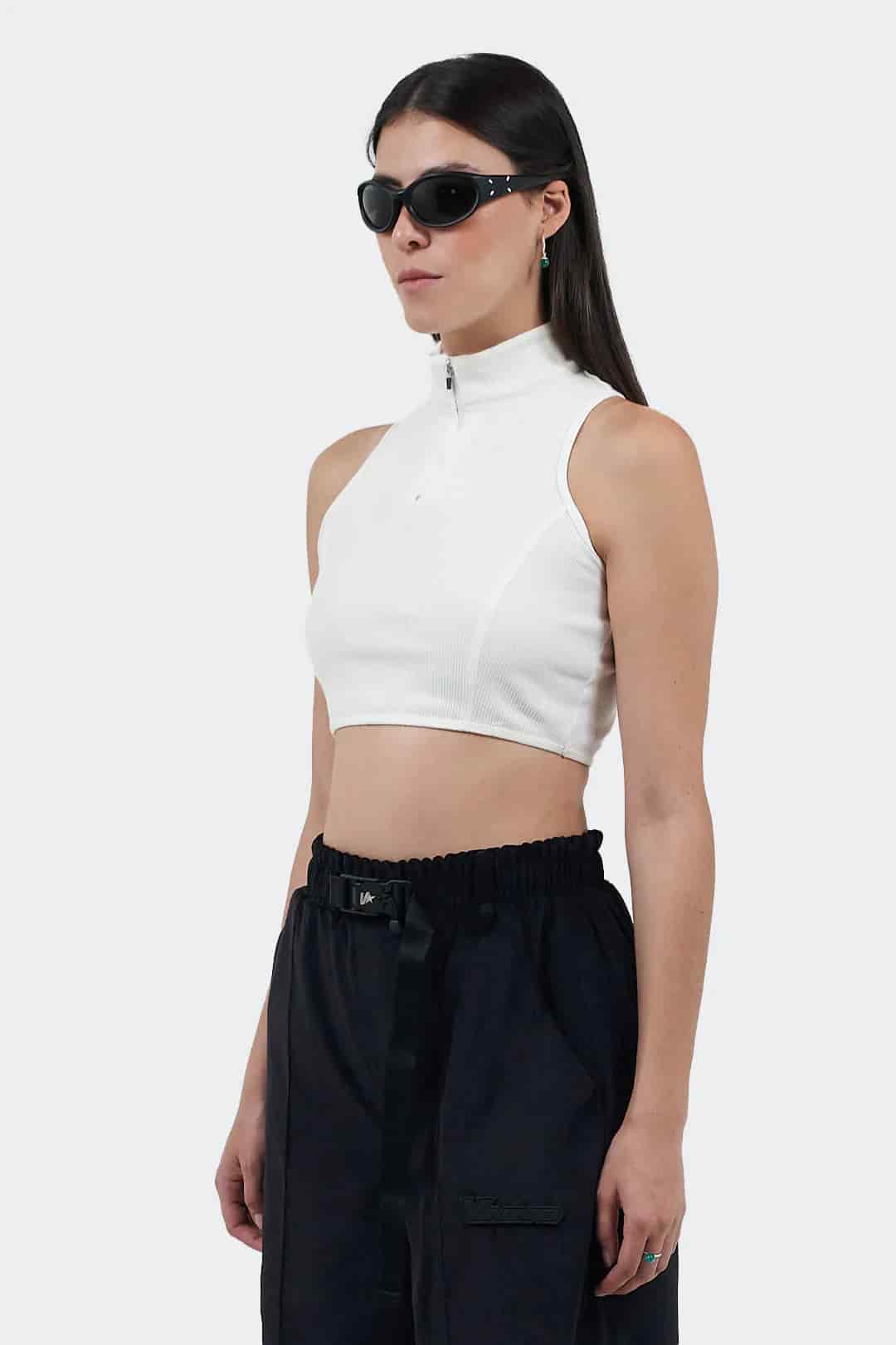 VENENO CROP ZIPPER - MUJER - miniatura 3