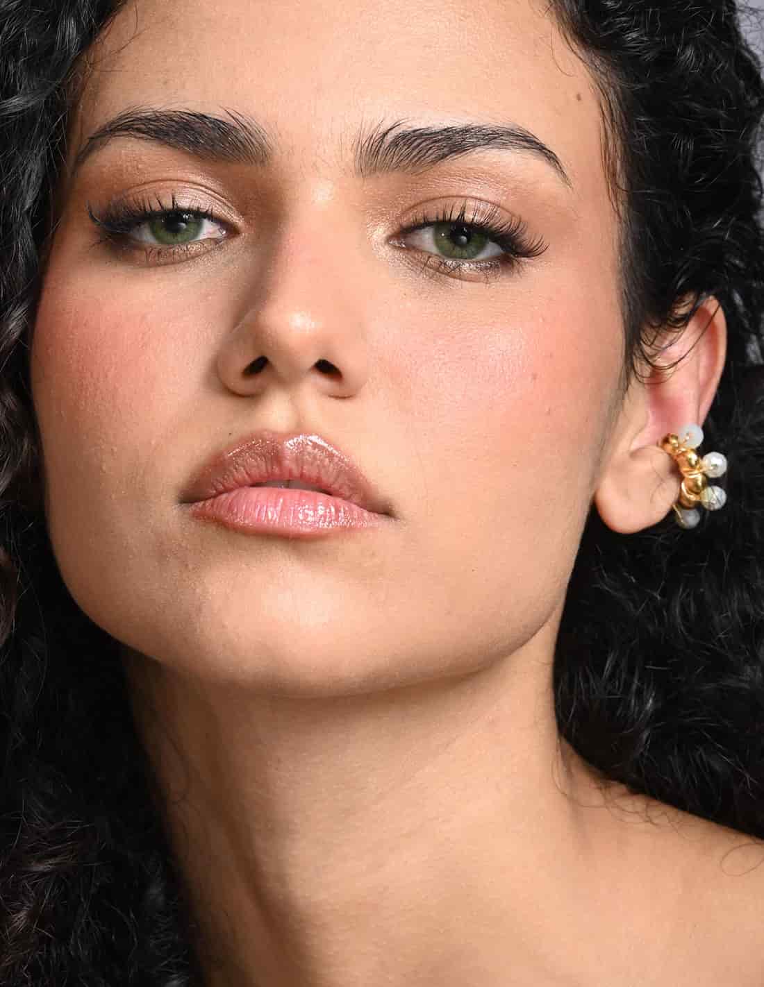 Ear Cuff Coil Murano Marfil - miniatura 2