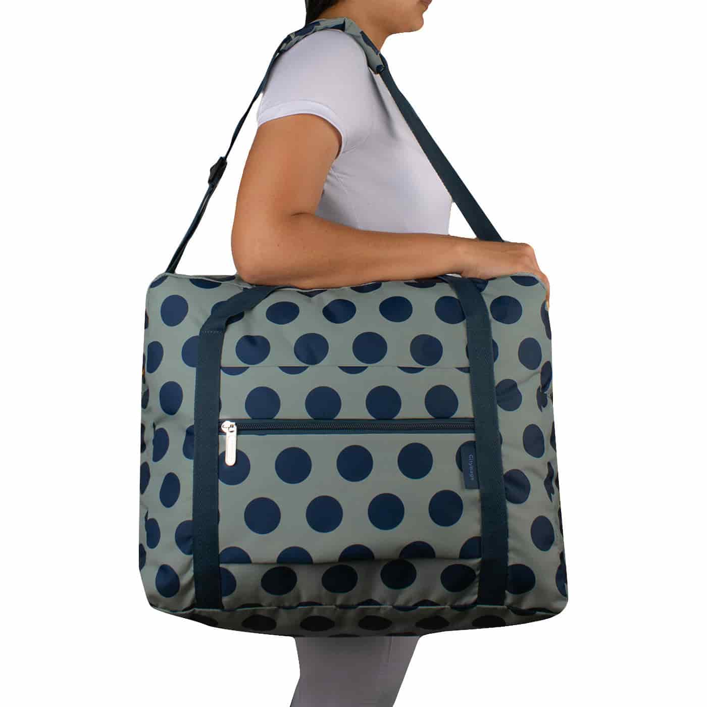 Maleta Articulo Personal Plegable ULTRA Estampado Dots Citybags Multicolor - miniatura 3