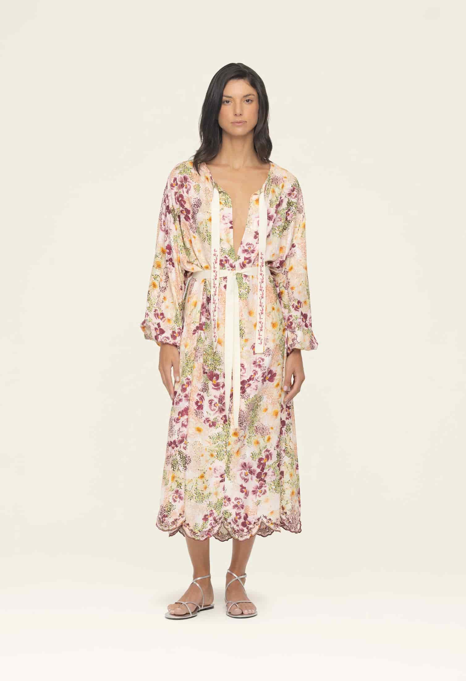 Zircón Florecer Kaftan - miniatura 1
