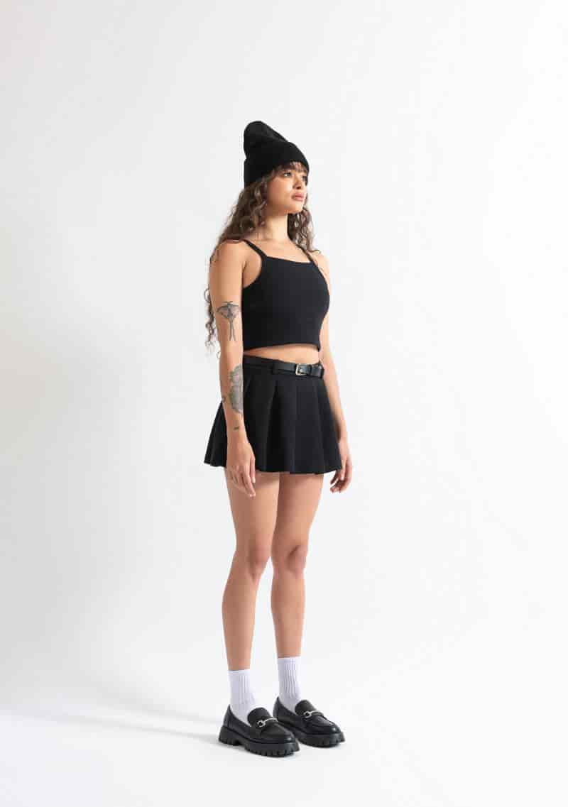 Monclair black crop top - miniatura 11