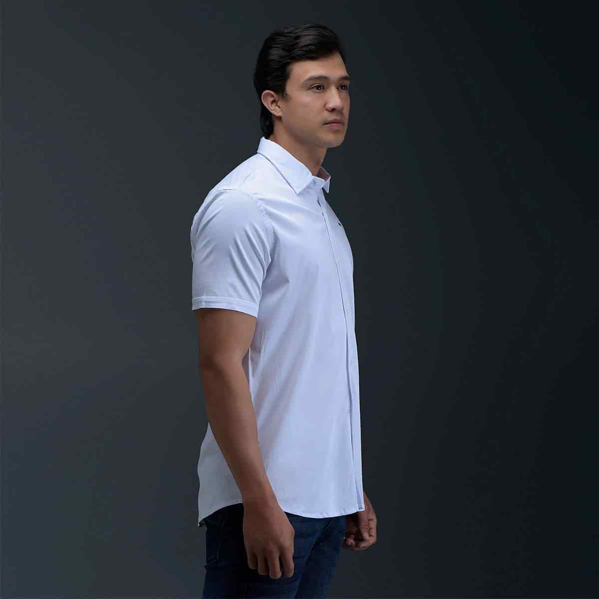 Camisa Blanca Manga Corta - miniatura 3