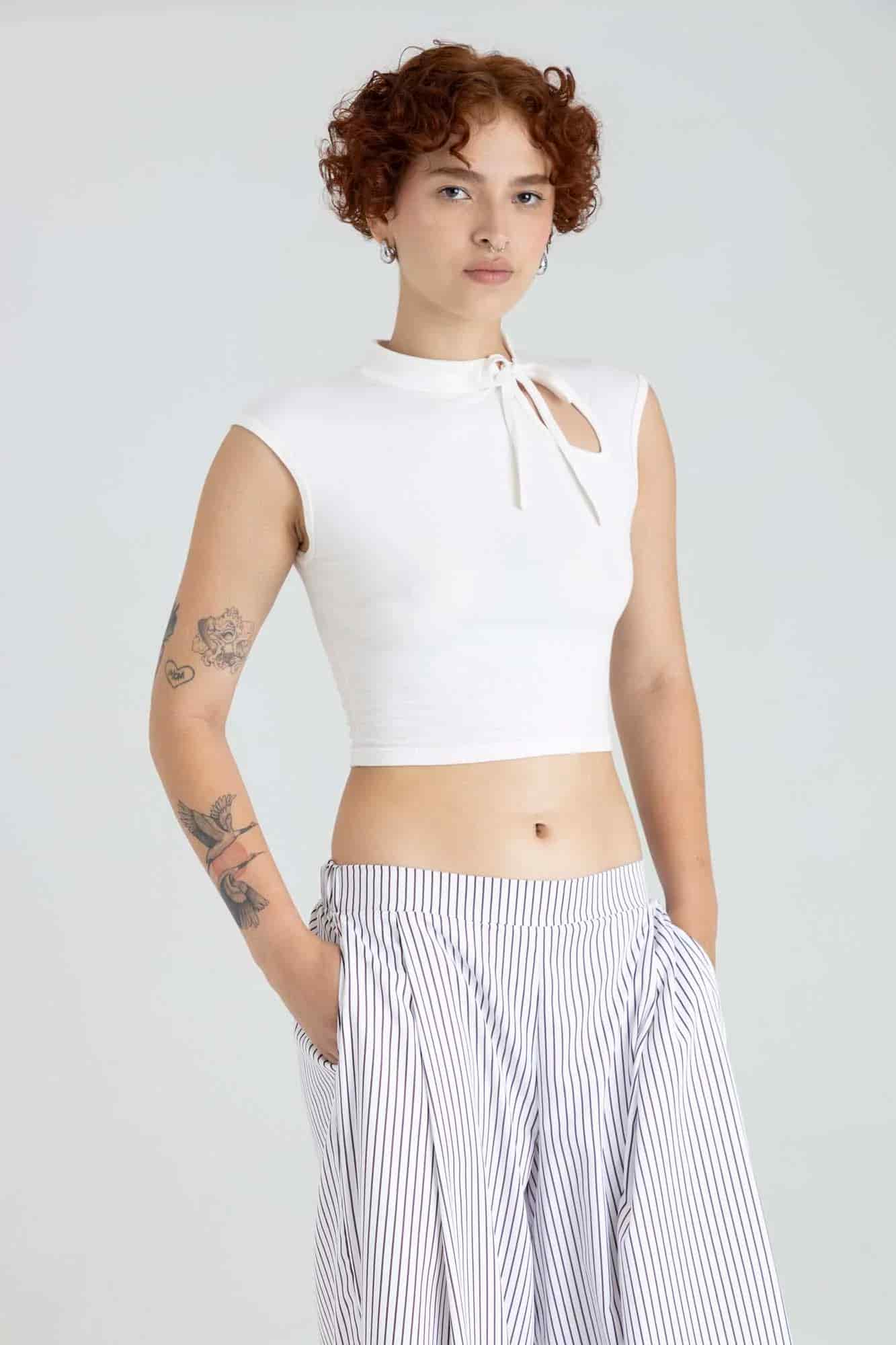 SORA TOP MARFIL - miniatura 10