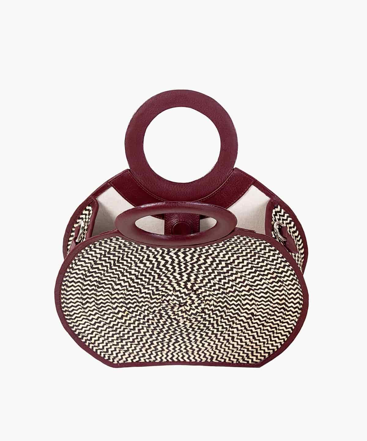 Zenú in Raffia and Leather - miniatura 3