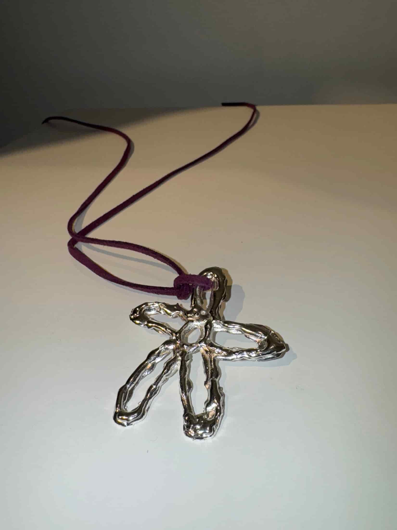 Charm de Flor en metal - miniatura 2