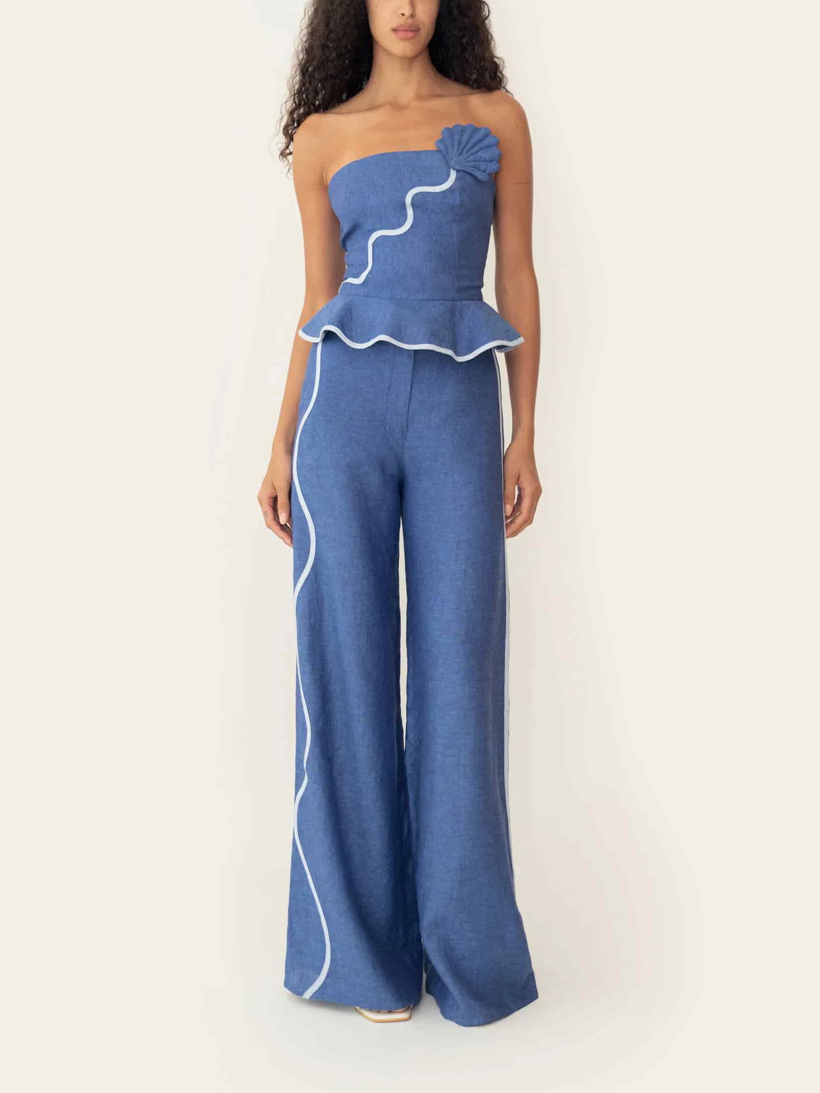 VAIANA TOP DEEP SEA BLUE - miniatura 3