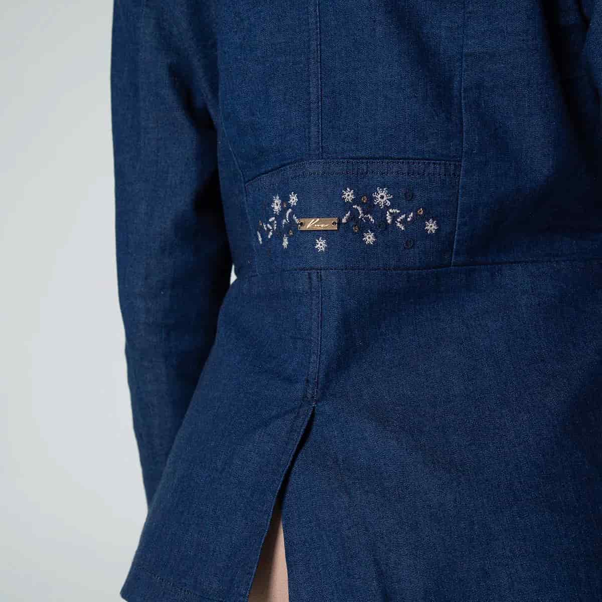 Blazer Casual Denim Slim Blz - miniatura 12