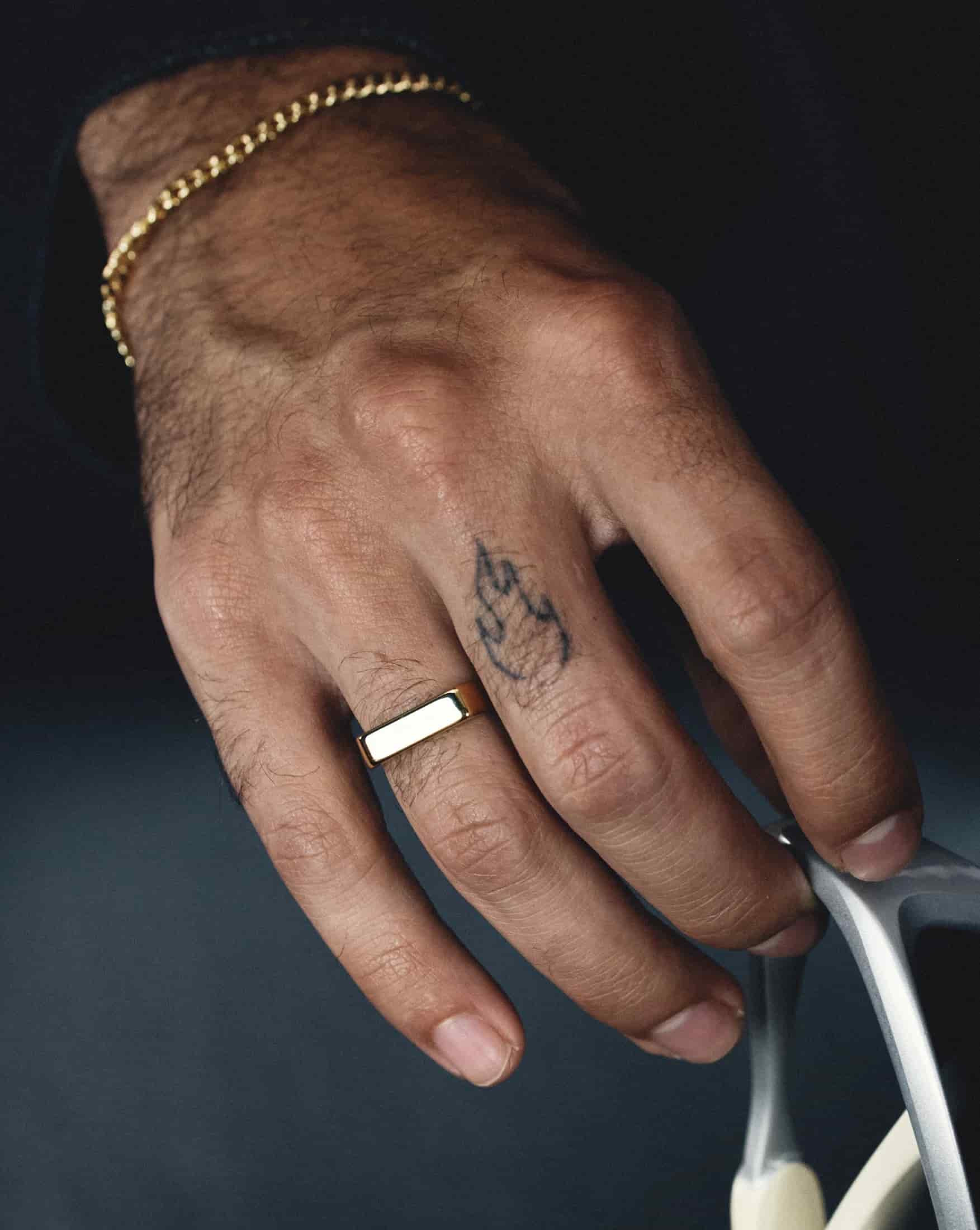 Anillo Slim Dorado - miniatura 6