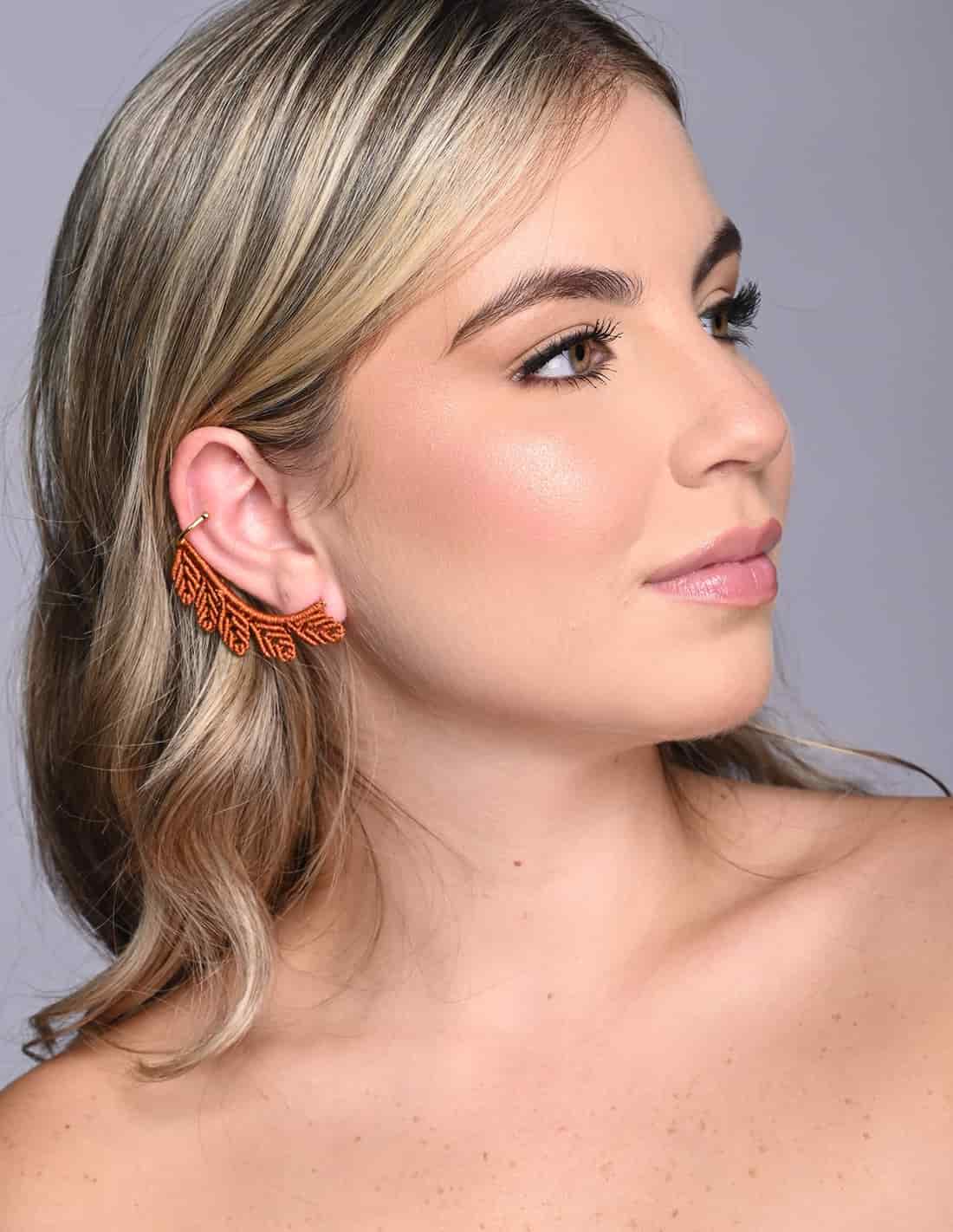 Ear Cuff Regal Café - miniatura 2