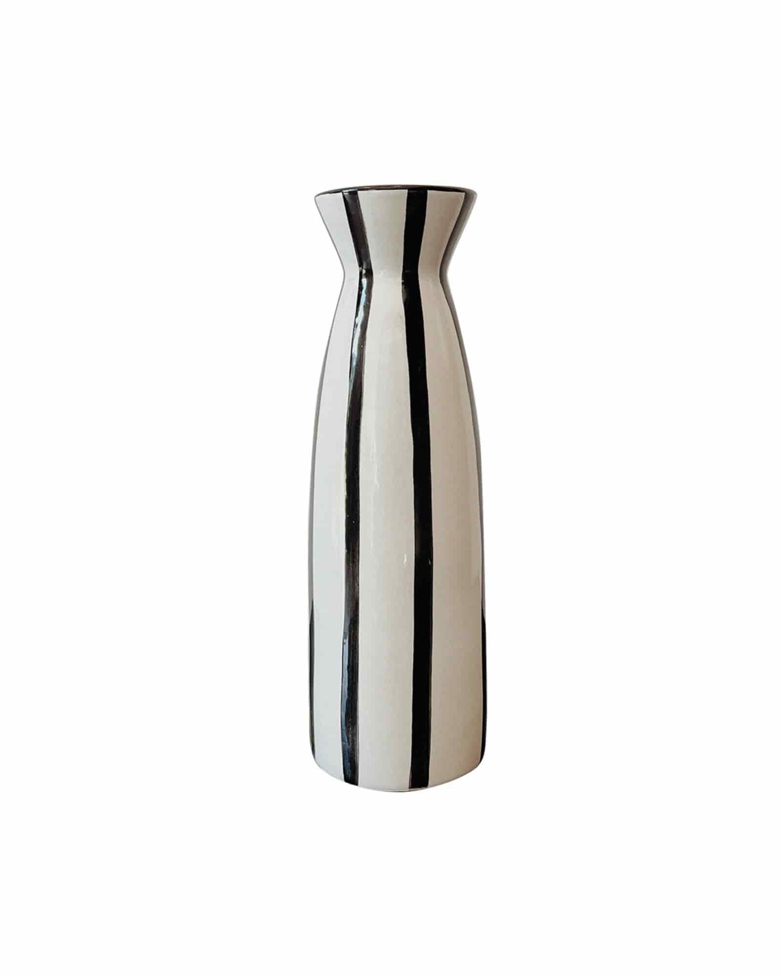 VASE - STRIPED BLACK - miniatura 1