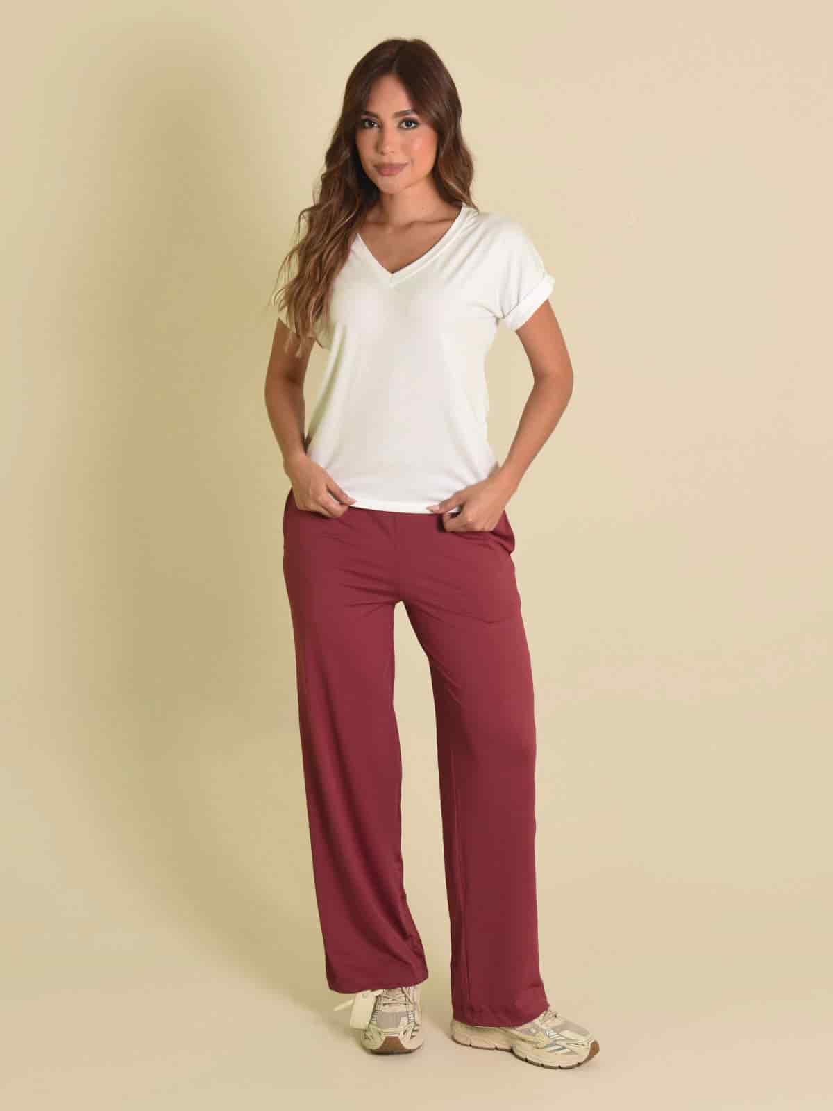 Sahay pantalon ibiza vino - miniatura 2