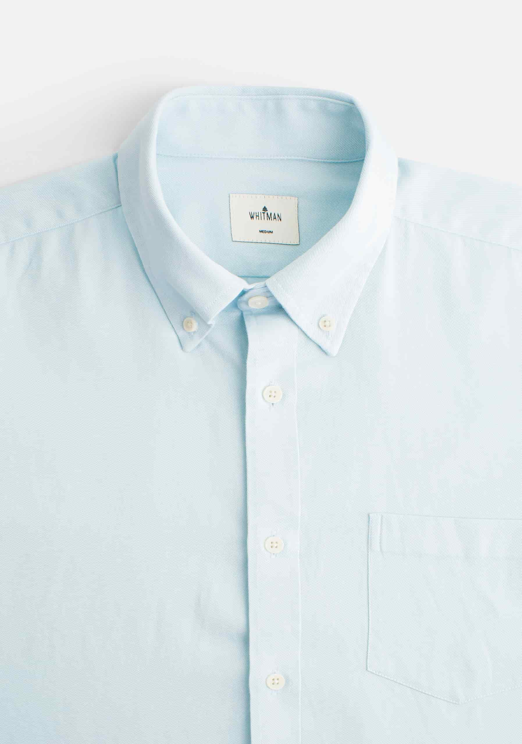 Camisa H CF Hamilton Tencel Azul Claro - miniatura 2
