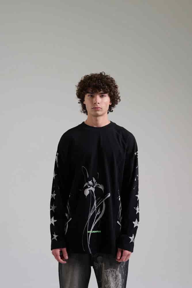 TRANCE LONG SLEEVE T-SHIRT - miniatura 1