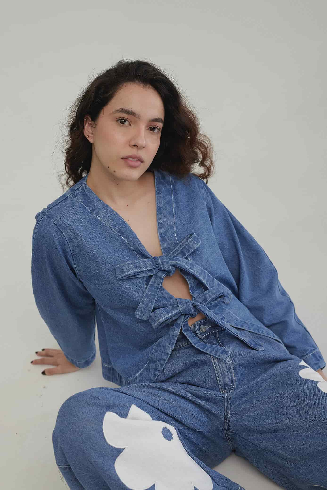 Top Marina Denim - miniatura 3