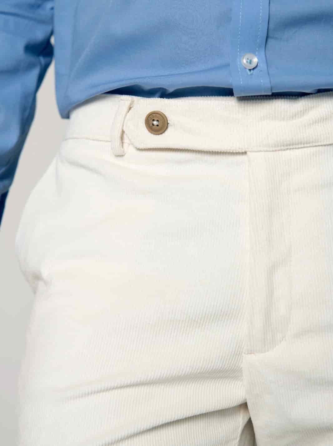 PANTALÓN DE PANA CON PRETINA CRUZADA | HOMBRE - miniatura 1