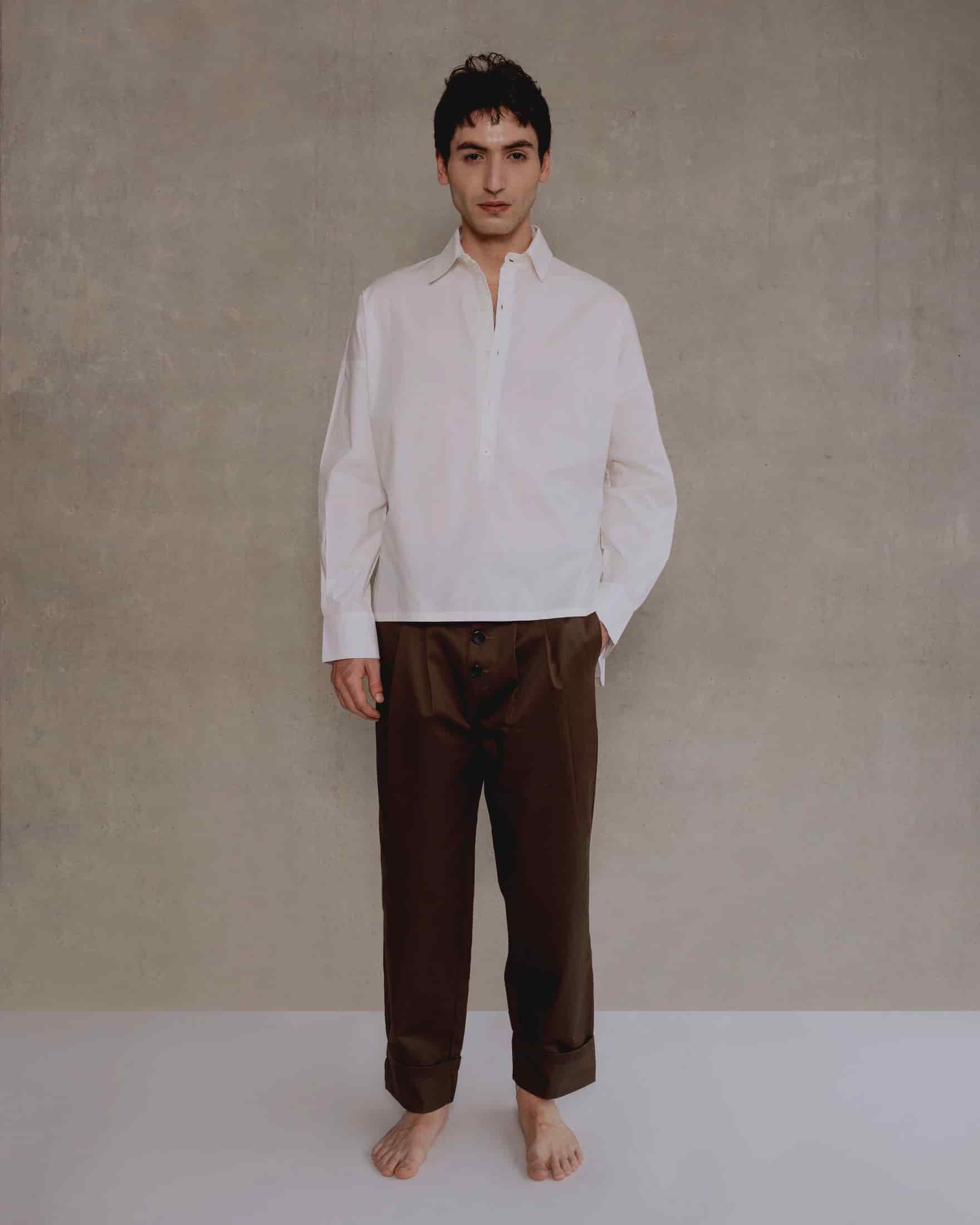 Dave Brown Trousers Man - miniatura 1